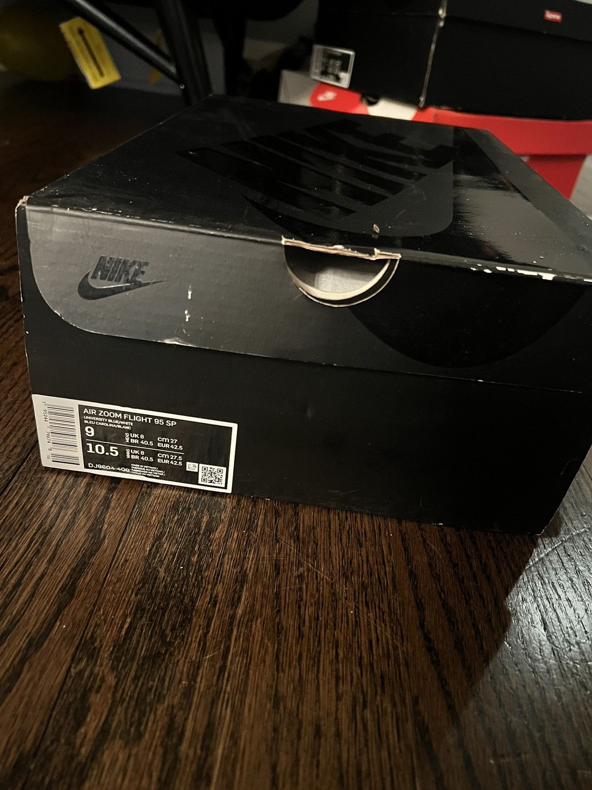 Nike × Supreme Nike Air Zoom Flight 95 SP x Supreme University Blue Size US 9 / EU 42 - 7 Thumbnail