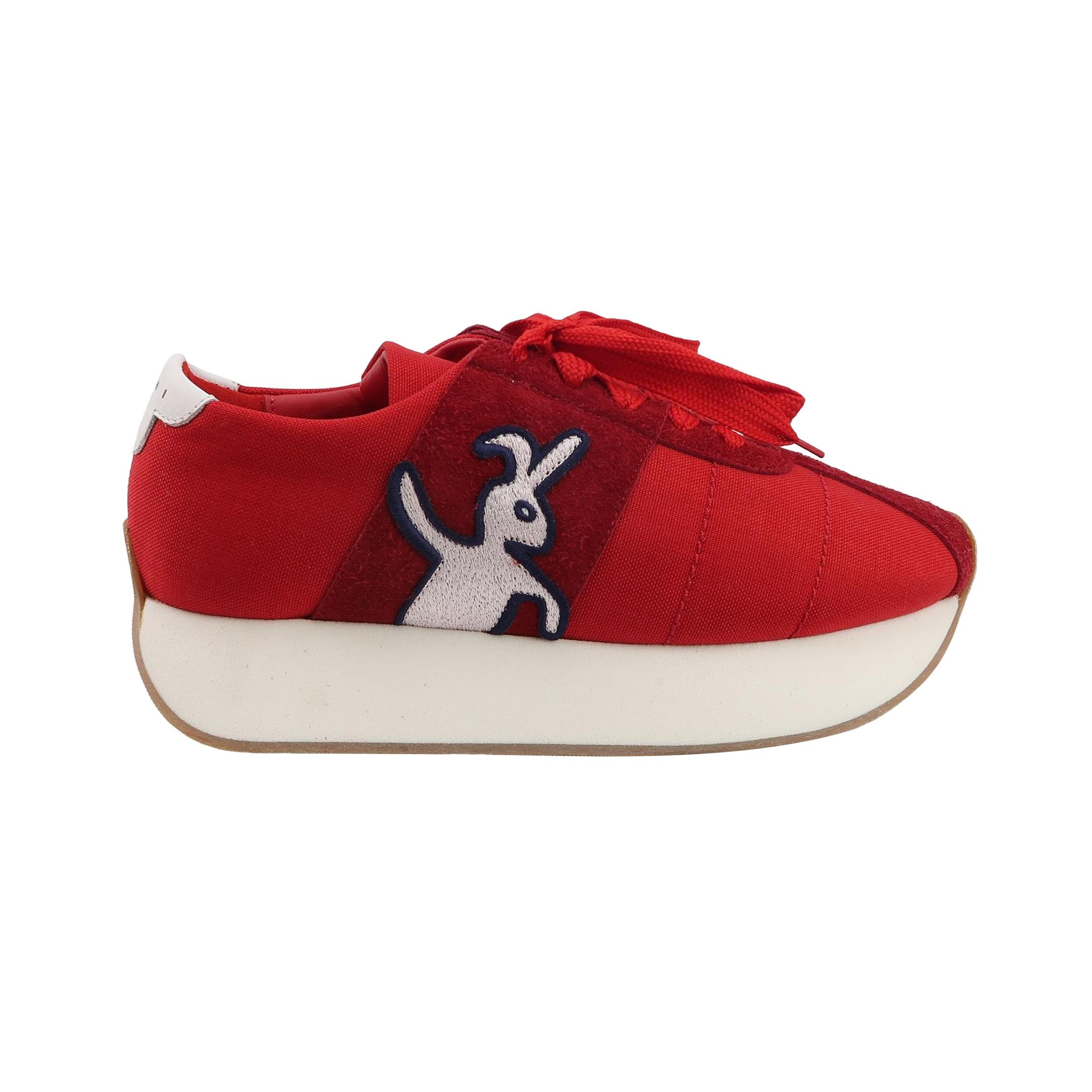 Marni Marni Dance Bunny Suede Nylon Sneakers 44 Size US 11 / EU 44 - 1 Thumbnail