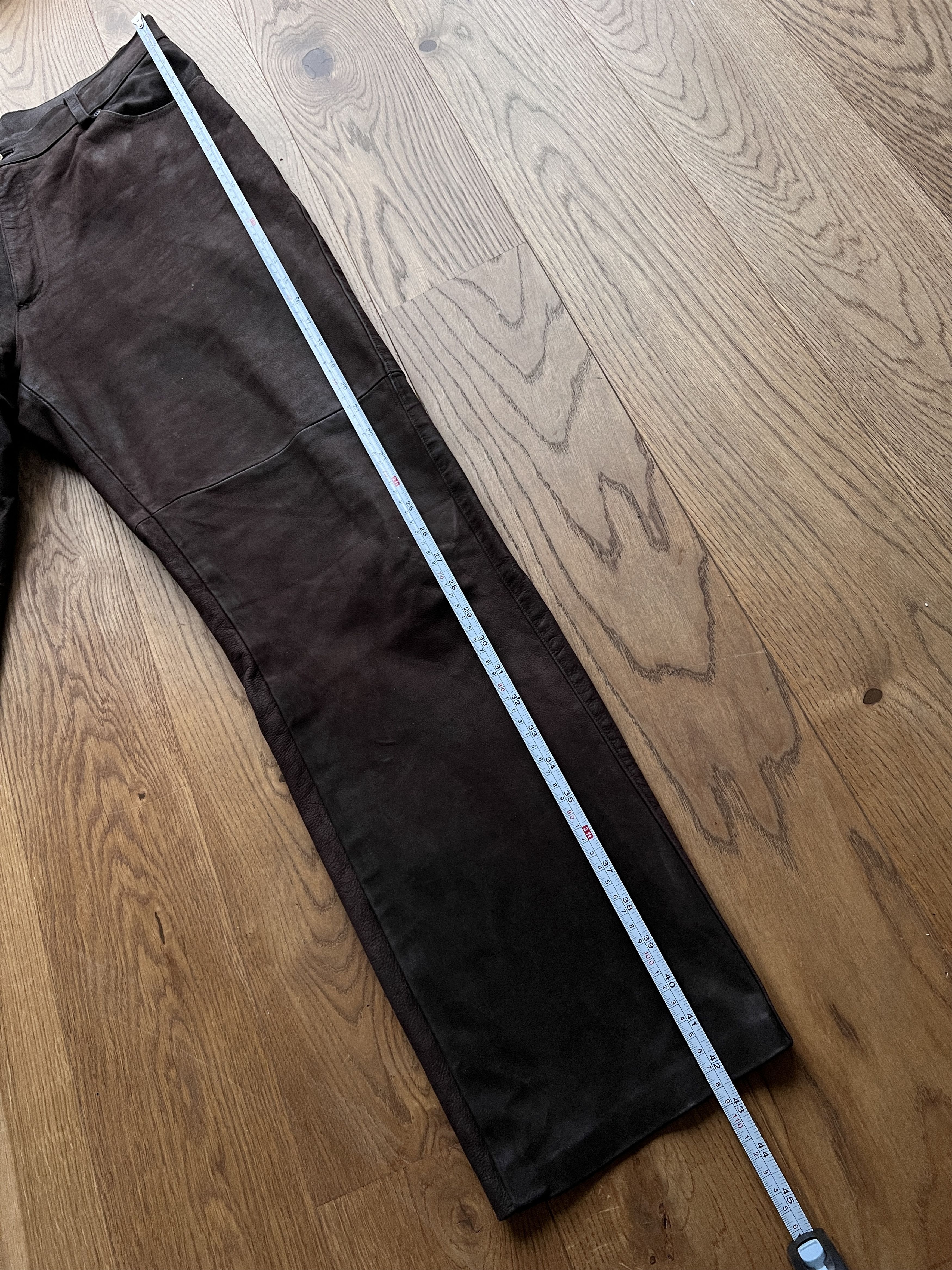 Hysteric Glamour Cowboy core vintage soft leather pants opium japanese style Size US 34 / EU 50 - 15 Thumbnail