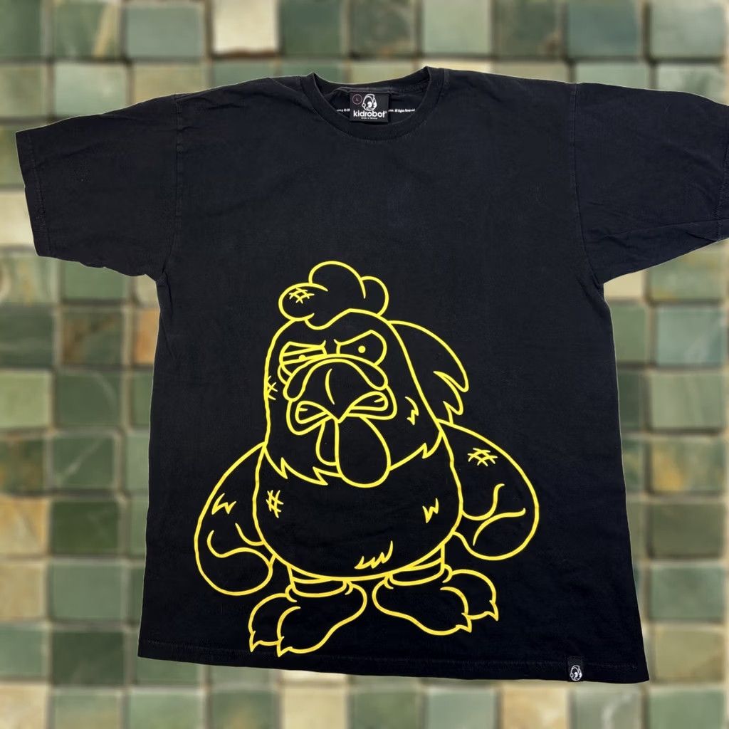 Vintage Kidrobot T-Shirt Men’s Large Black Graphic Family Guy Angry Chicken Mens L Black Family Guy Shirt Size US L / EU 52-54 / 3 - 1 Thumbnail