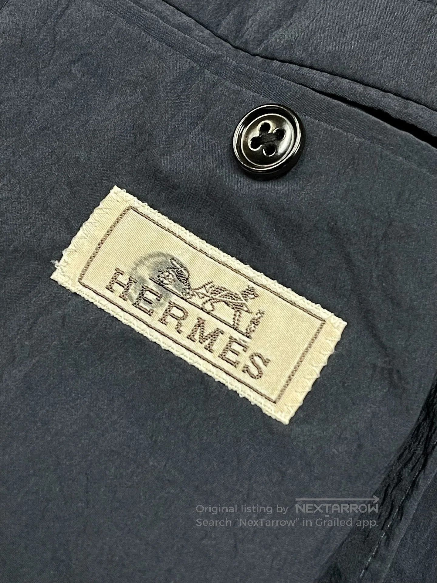 Hermes Hermes Men's Blue Solid Long. Size US M / EU 48-50 / 2 - 5 Thumbnail