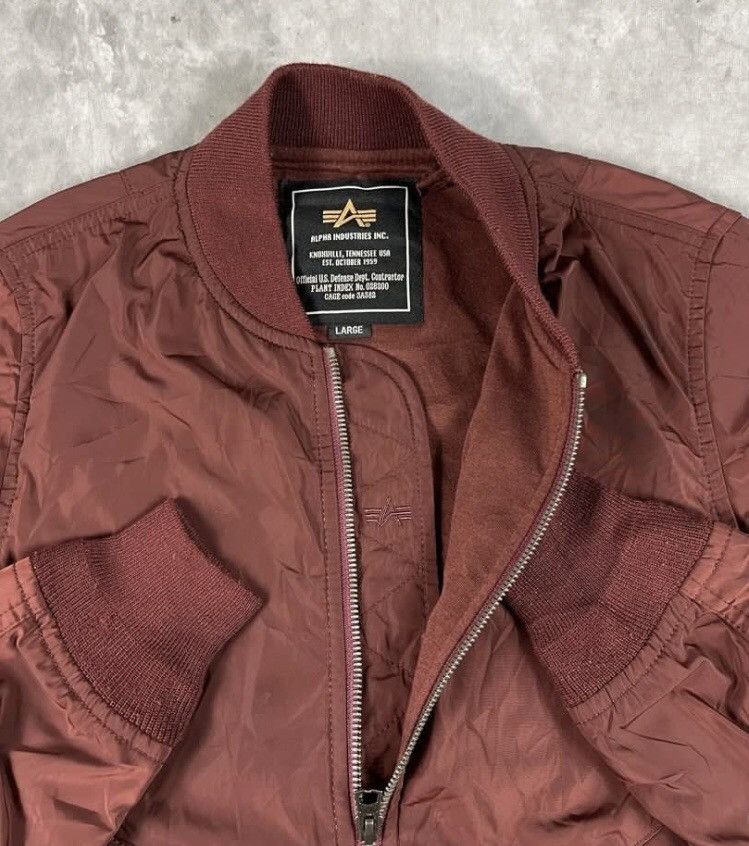 Alpha Industries × Vintage Alpha Industries Dept Bomber Jacket Size US L / EU 52-54 / 3 - 4 Thumbnail