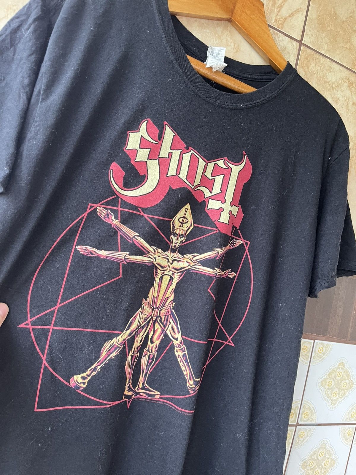 Band Tees Ghost Popestar 2017 Band tee shirt Size US XL / EU 56 / 4 - 2 Thumbnail