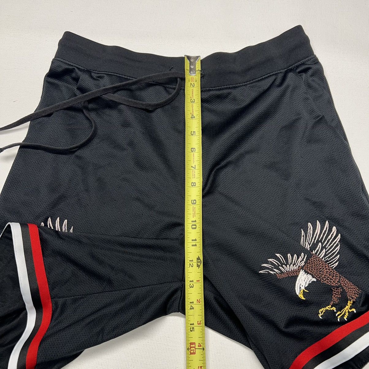 Pacsun Pacsun Shorts Black Eagle Embroidered Gym Stretch Pockets Size US 32 / EU 48 - 16 Thumbnail