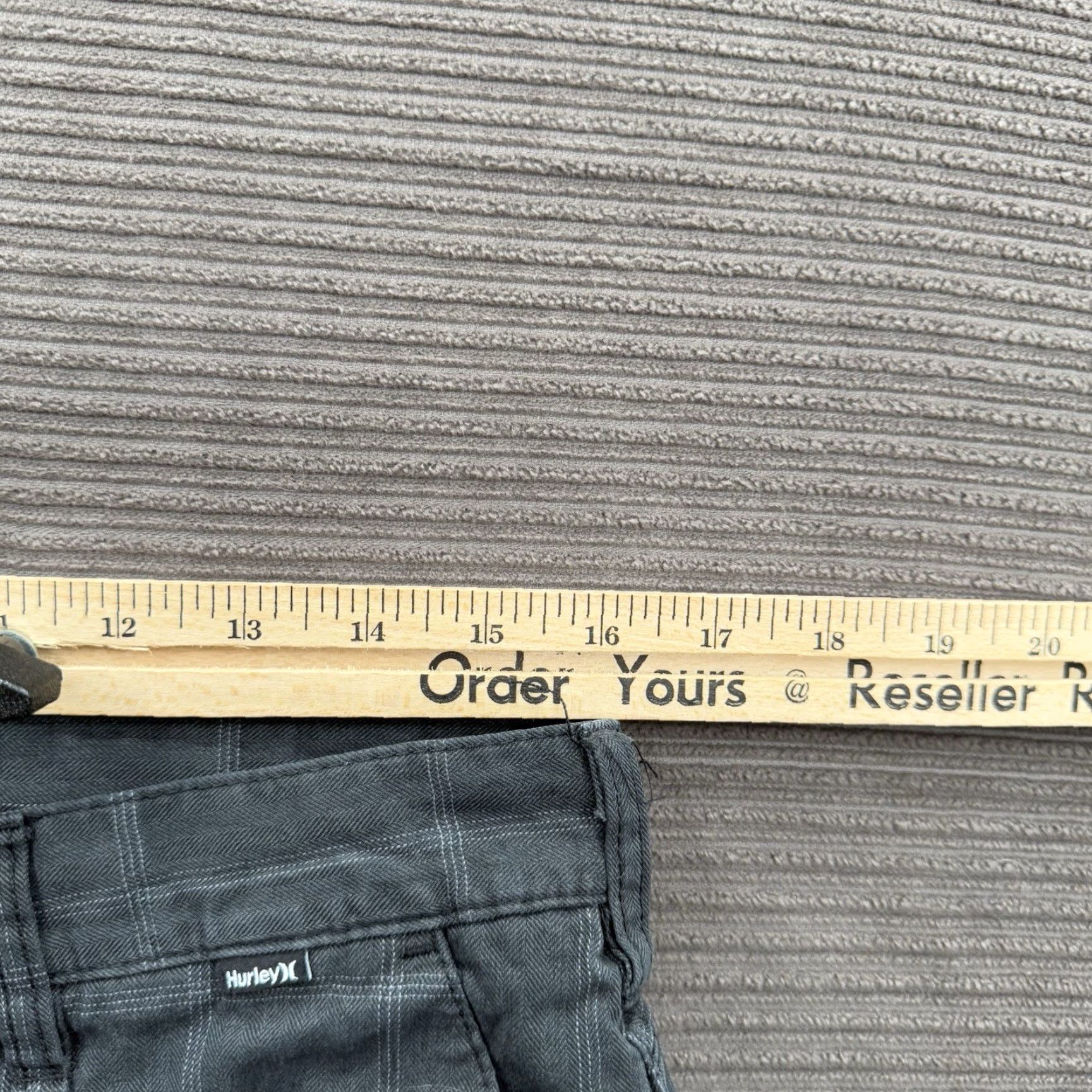 Hurley Hurley Short Men 32 Gray Cotton Weekend Beach Vacation 9' Inseam Casual Size US 32 / EU 48 - 5 Thumbnail
