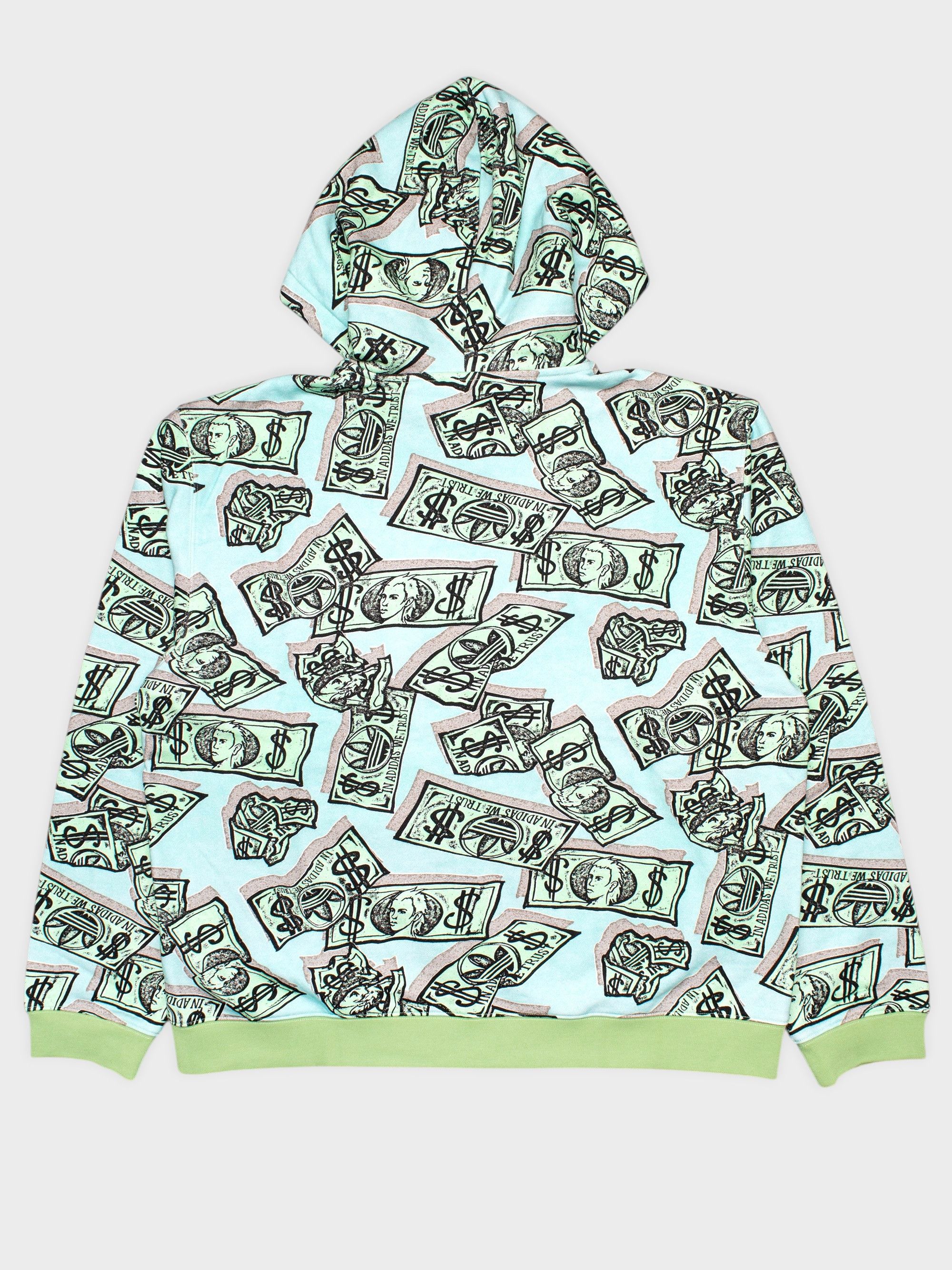 Adidas × Jeremy Scott unreleased sample 2023 Money Print zip hoodie Size US M / EU 48-50 / 2 - 5 Thumbnail