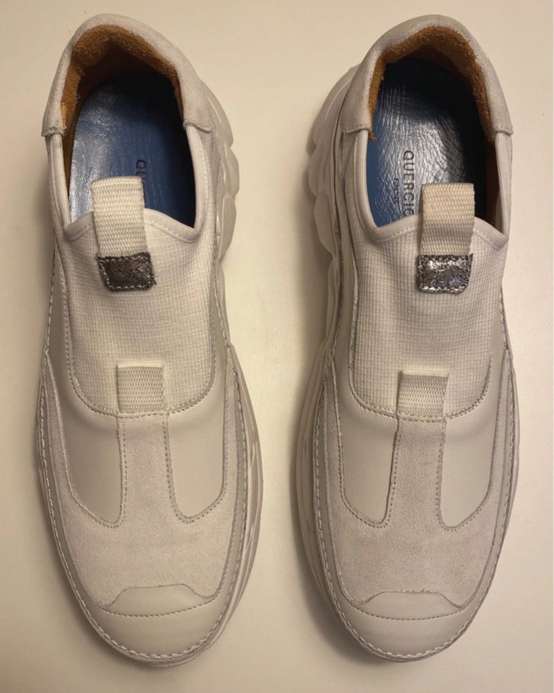 Quercioli White slip on sneakers Size US 9.5 / EU 42-43 - 3 Thumbnail