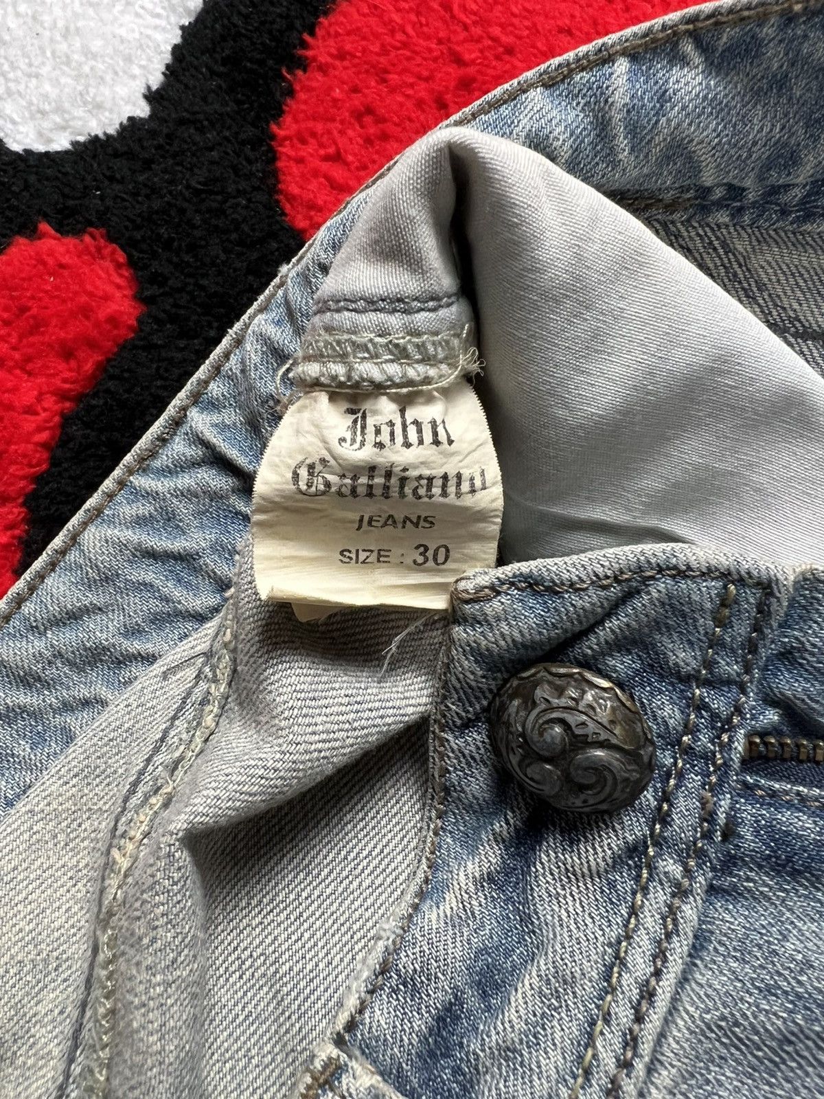 Japanese Brand Vintage Japanese Junya Watanabe GOA Style Denim Y2K Jeans Size US 30 / EU 46 - 10 Thumbnail