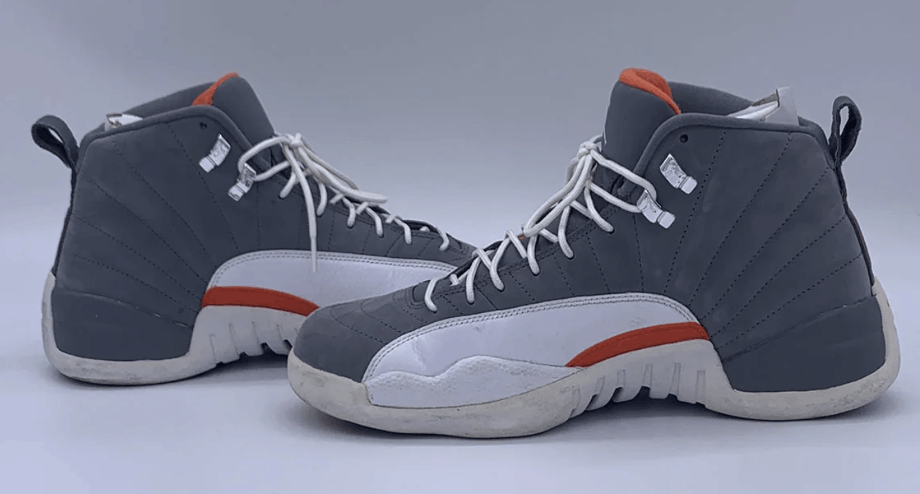 Jordan Brand Air Jordan 12 XII Retro 130690-012 Cool Grey Team Orange Size US 10.5 / EU 43-44 - 5 Thumbnail