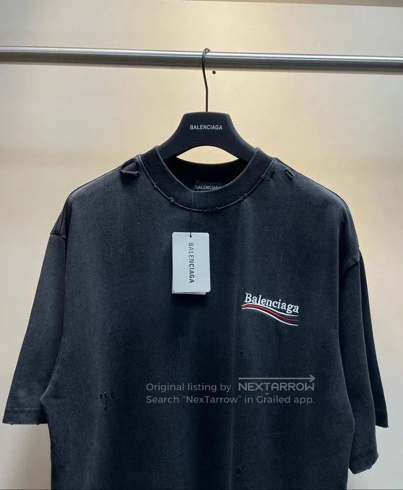 Balenciaga Balenciaga Inside-Out Short Sleeve T-Shirt. Size US XL / EU 56 / 4 - 3 Thumbnail