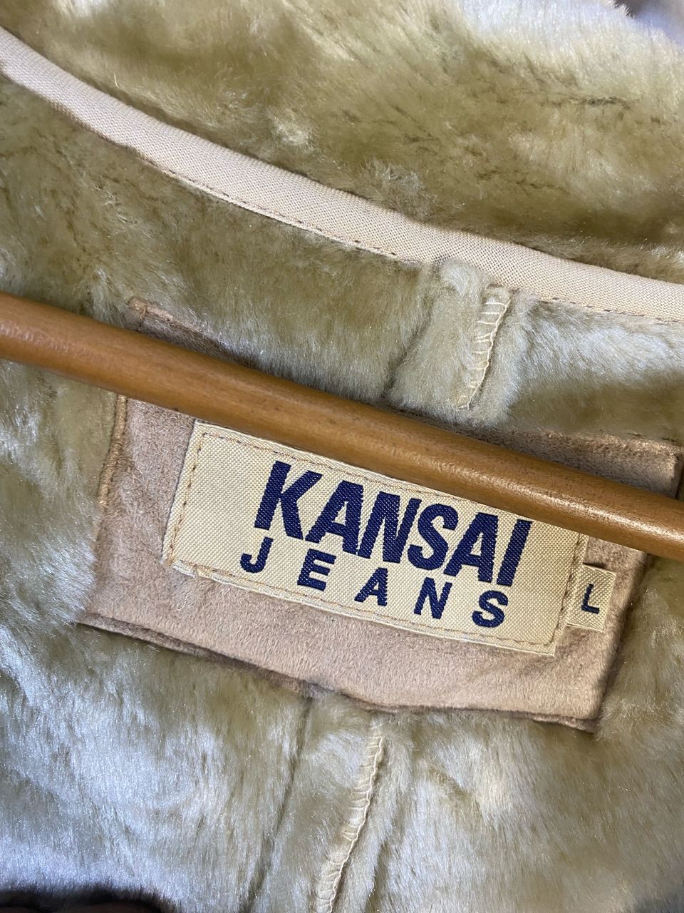 Japanese Brand × Kansai Yamamoto Unisex🔥Kansai jeans Sherpa jacket by kansai Yamamoto Size US M / EU 48-50 / 2 - 5 Thumbnail