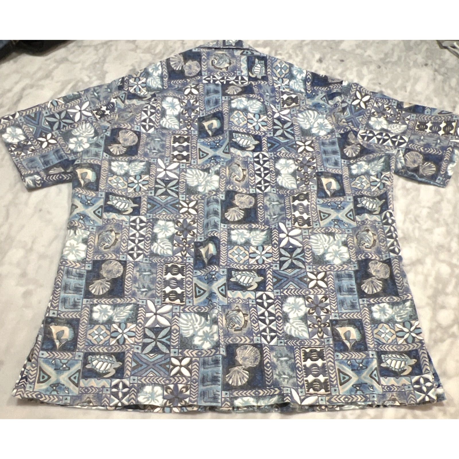 Vintage VINTAGE Makapuu Shirt Hawaiian Short Sleeve Men’s Size XL Blue USA Turtles Floral Size US XL / EU 56 / 4 - 5 Thumbnail