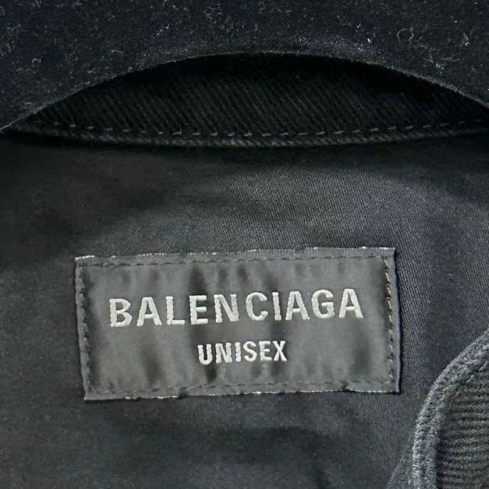 Balenciaga Balenciaga Double Ring Denim Bomber Jacket Size US L / EU 52-54 / 3 - 5 Thumbnail
