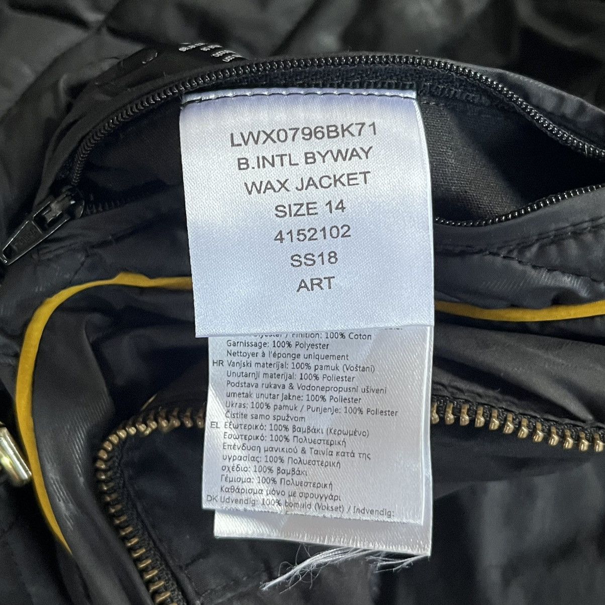 Barbour BARBOUR International Women's Hoodless Katana Wax Parka Size L / US 10 / IT 46 - 13 Thumbnail