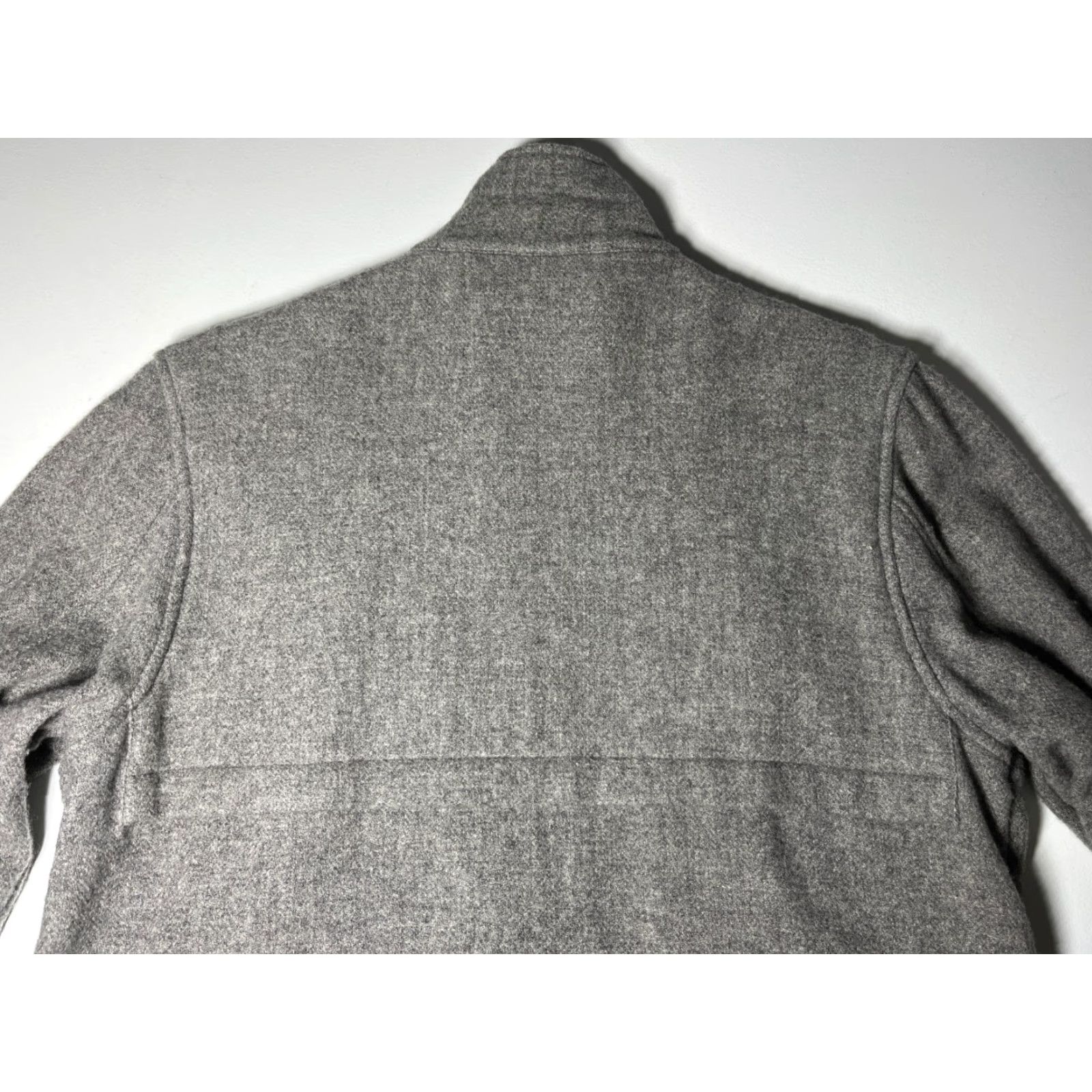 Faconnable VINTAGE Façonnable Men's Full Zip Jacket 100% Wool Gray L Wool Jacket Mens Size L Gray Classic Designer City Tweed Pockets Size US L / EU 52-54 / 3 - 7 Thumbnail