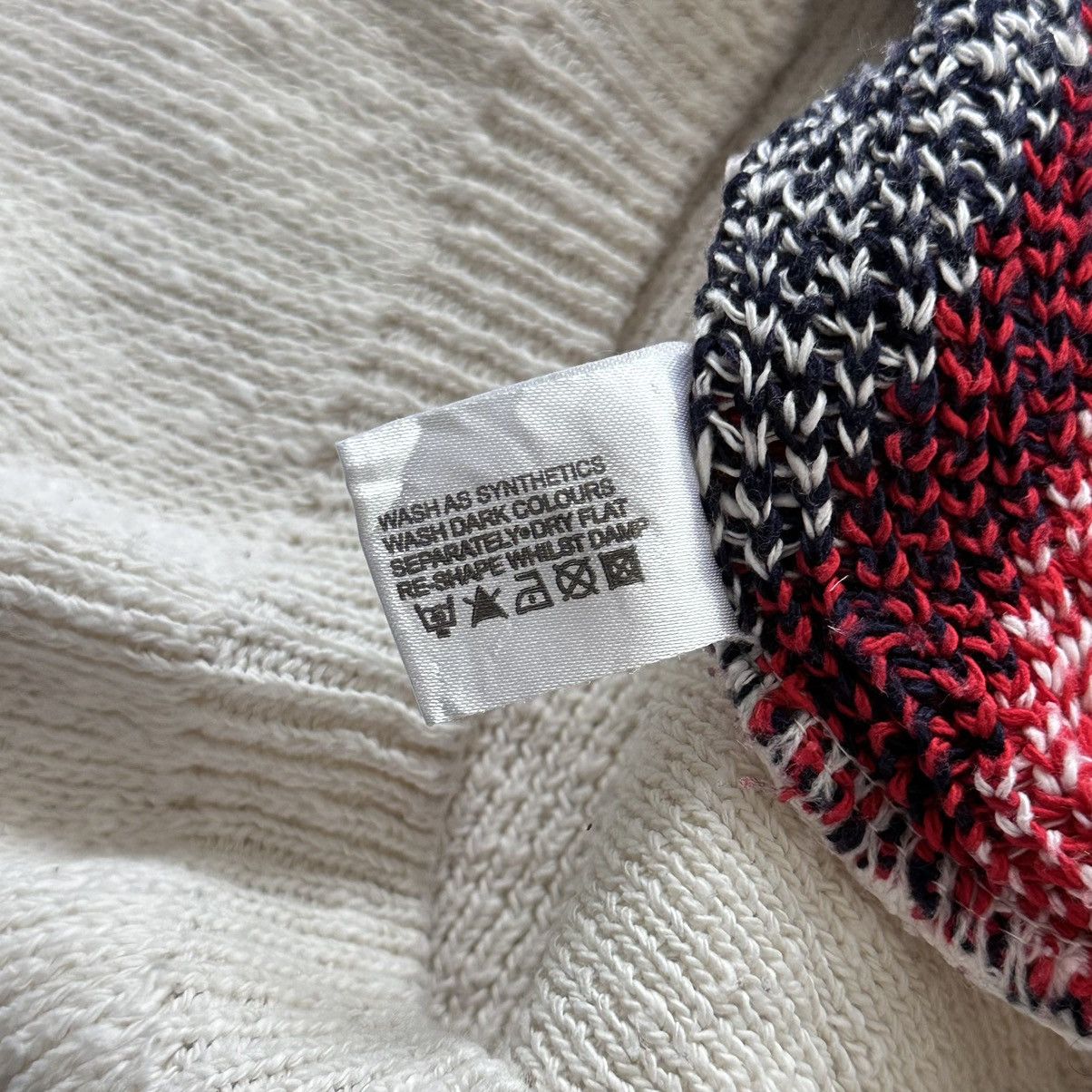 Hysteric Glamour × Undercover 00s British London Flag Knit Sweater LGB Galliano Style Size M / US 6-8 / IT 42-44 - 7 Thumbnail
