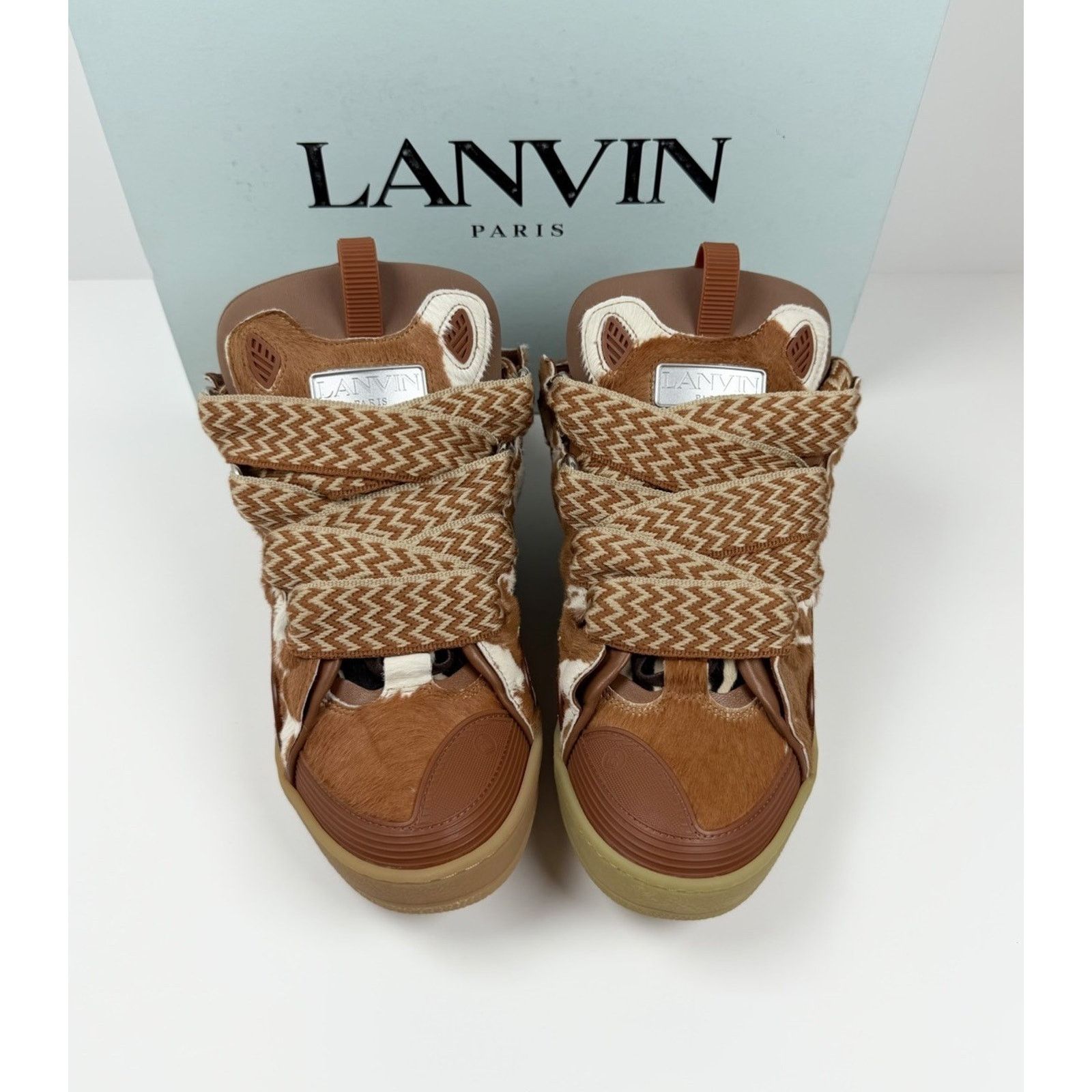 Lanvin Size 10 - Lanvin Curb Pony Hair Brown NEW/RETAIL $1.5K! Size US 10 / EU 43 - 3 Thumbnail