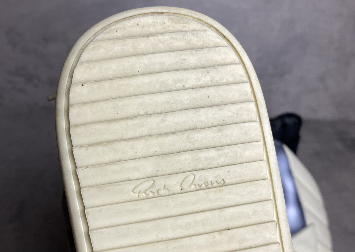 Rick Owens RICK OWENS - SS15 FAUN METALLIC SILVER GEOBASKET Size US 8 / IT 38 - 11 Thumbnail