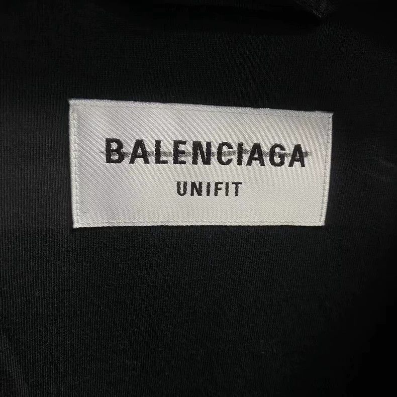 Balenciaga Balenciaga Black Logo Rain Jacket-2506 Size US XS / EU 42 / 0 - 3 Thumbnail