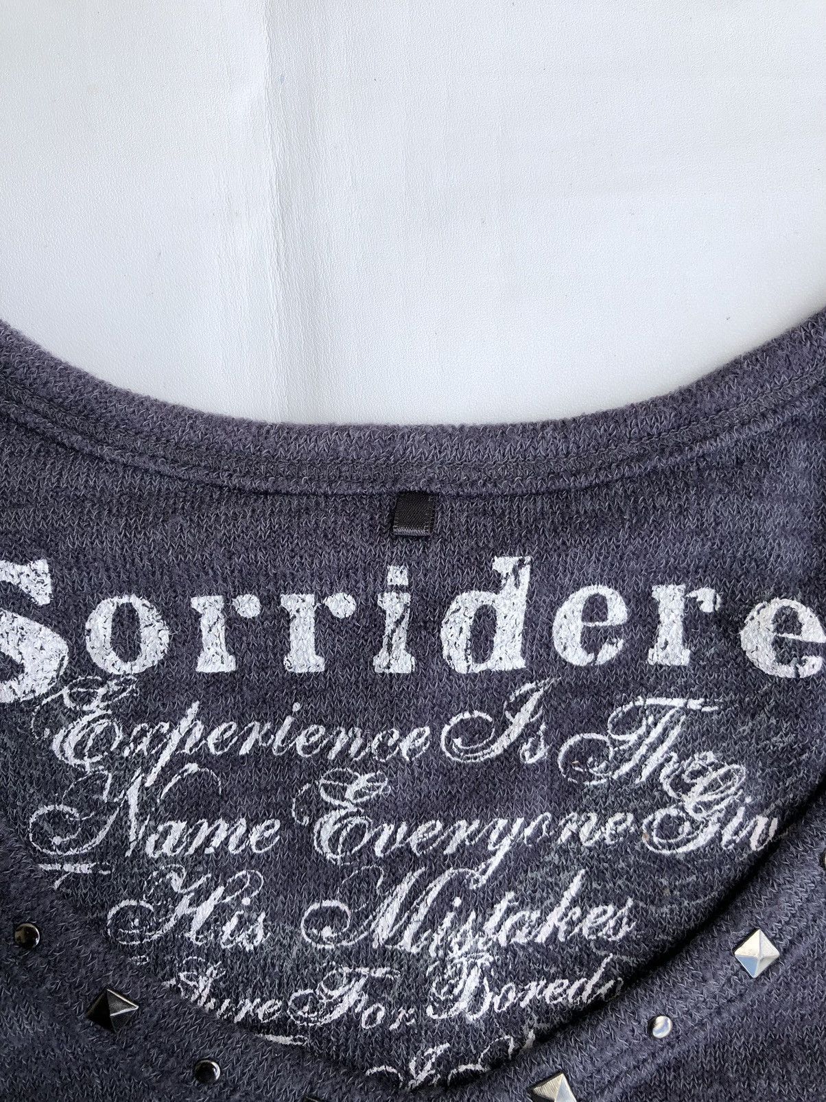 If Six Was Nine Japanese Studded Sorridere LongSleeve Rock Punk Style Size US M / EU 48-50 / 2 - 6 Thumbnail