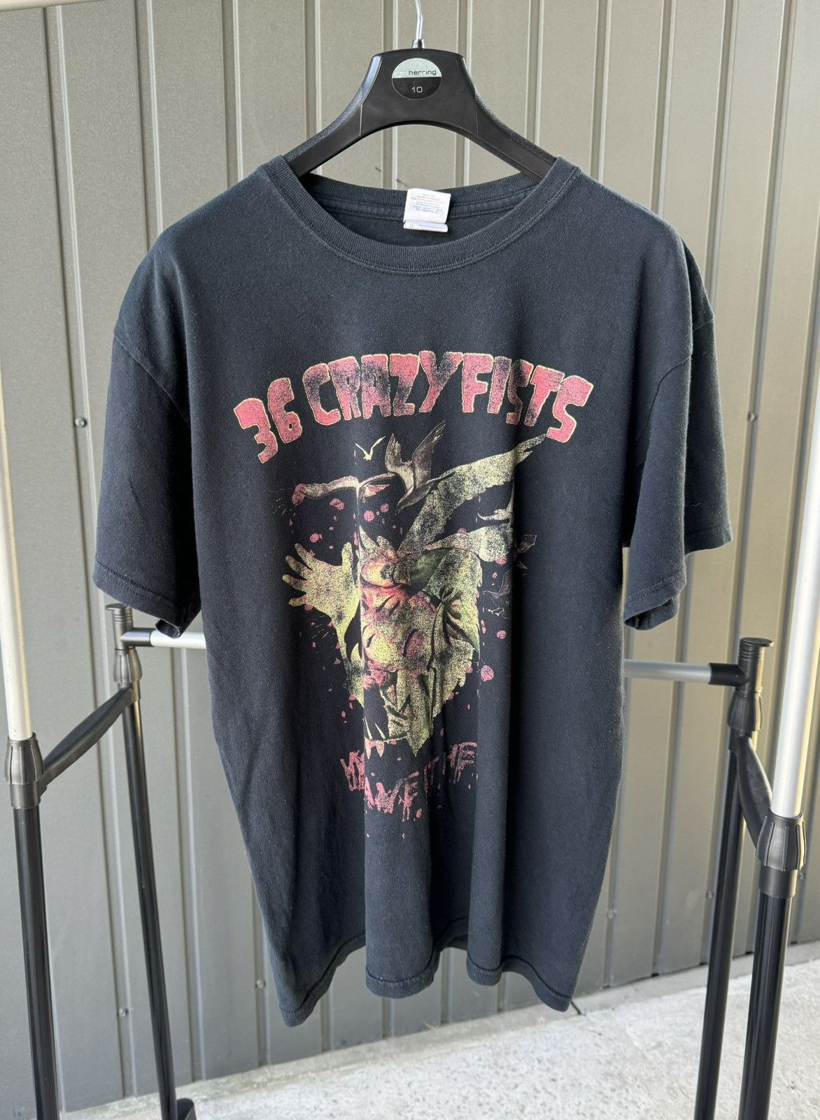 Band Tees × Vintage Crazy Fists 36 We GaveIt Hell Vintage tee Size US L / EU 52-54 / 3 - 1 Thumbnail