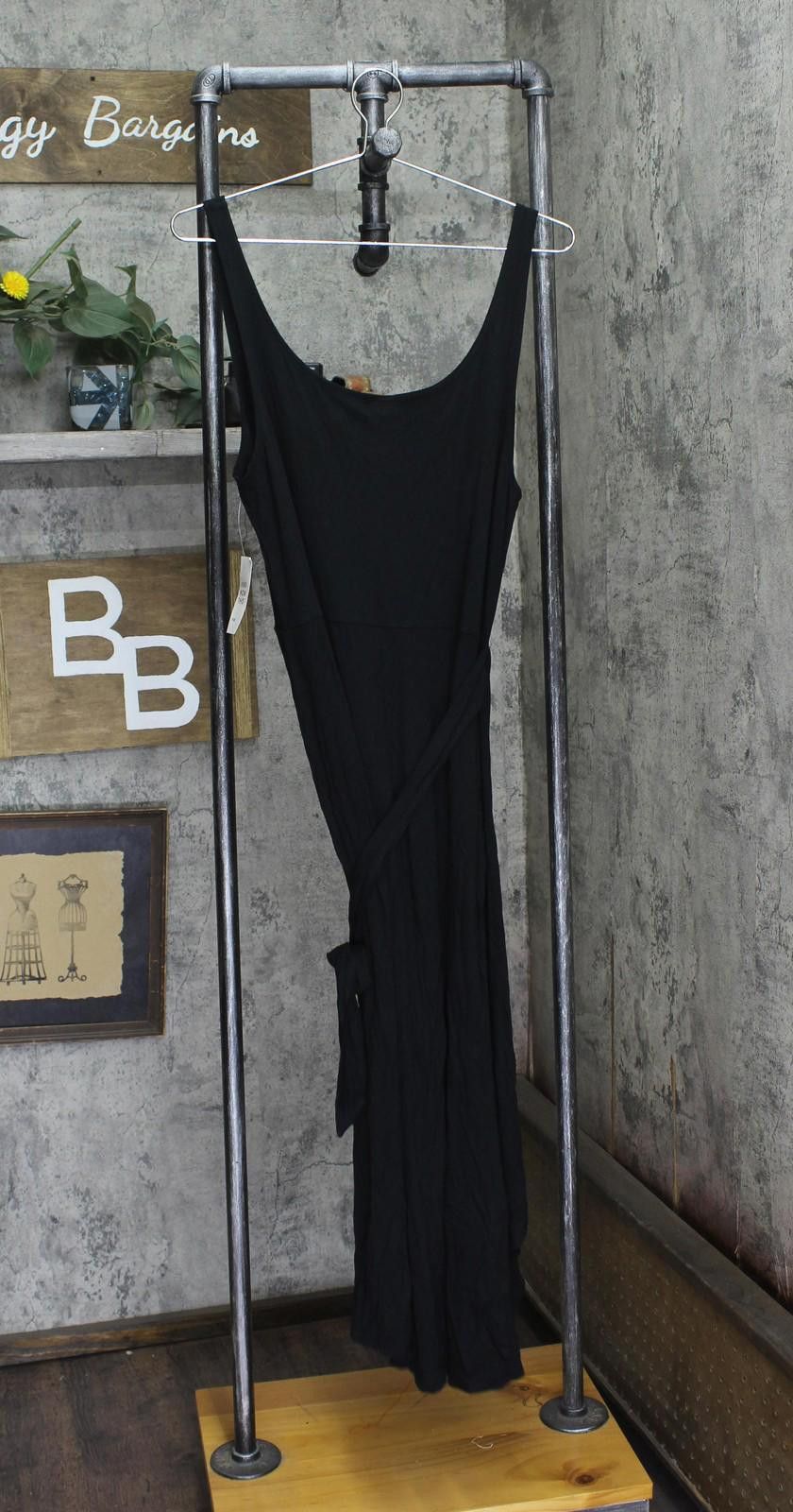Other And Now This Plus Knit Wrap Midi Dress Mmd020822p Black 2x Size XXL / US 16-18 / IT 52-54 - 2 Thumbnail