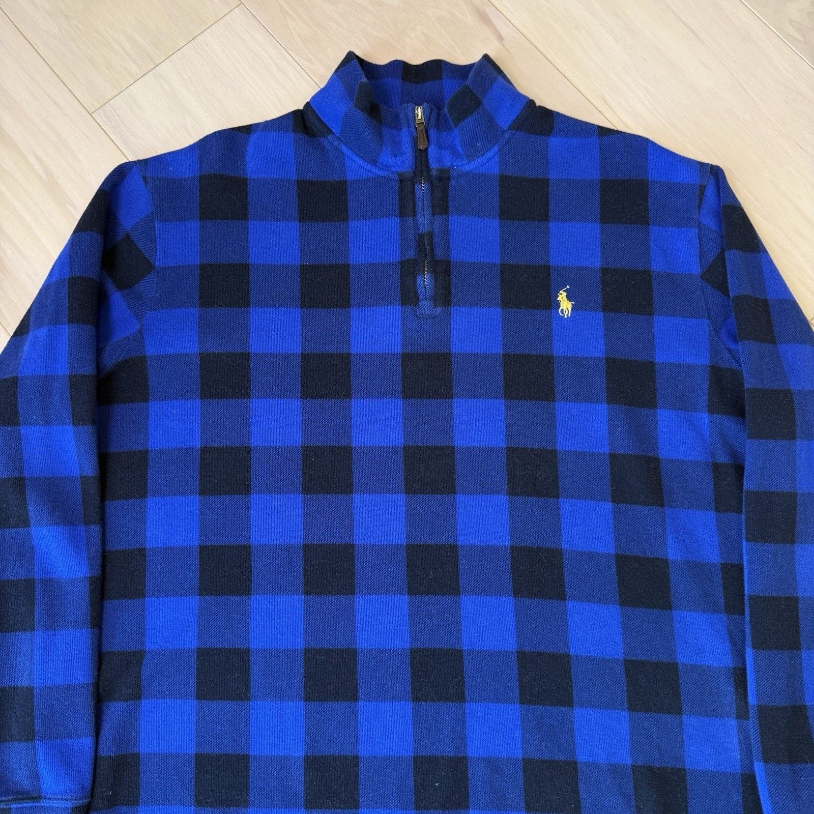 Polo Ralph Lauren Polo Ralph Lauren Estate Rib Pullover XL Buffalo Plaid 1/4 Size US XL / EU 56 / 4 - 4 Thumbnail