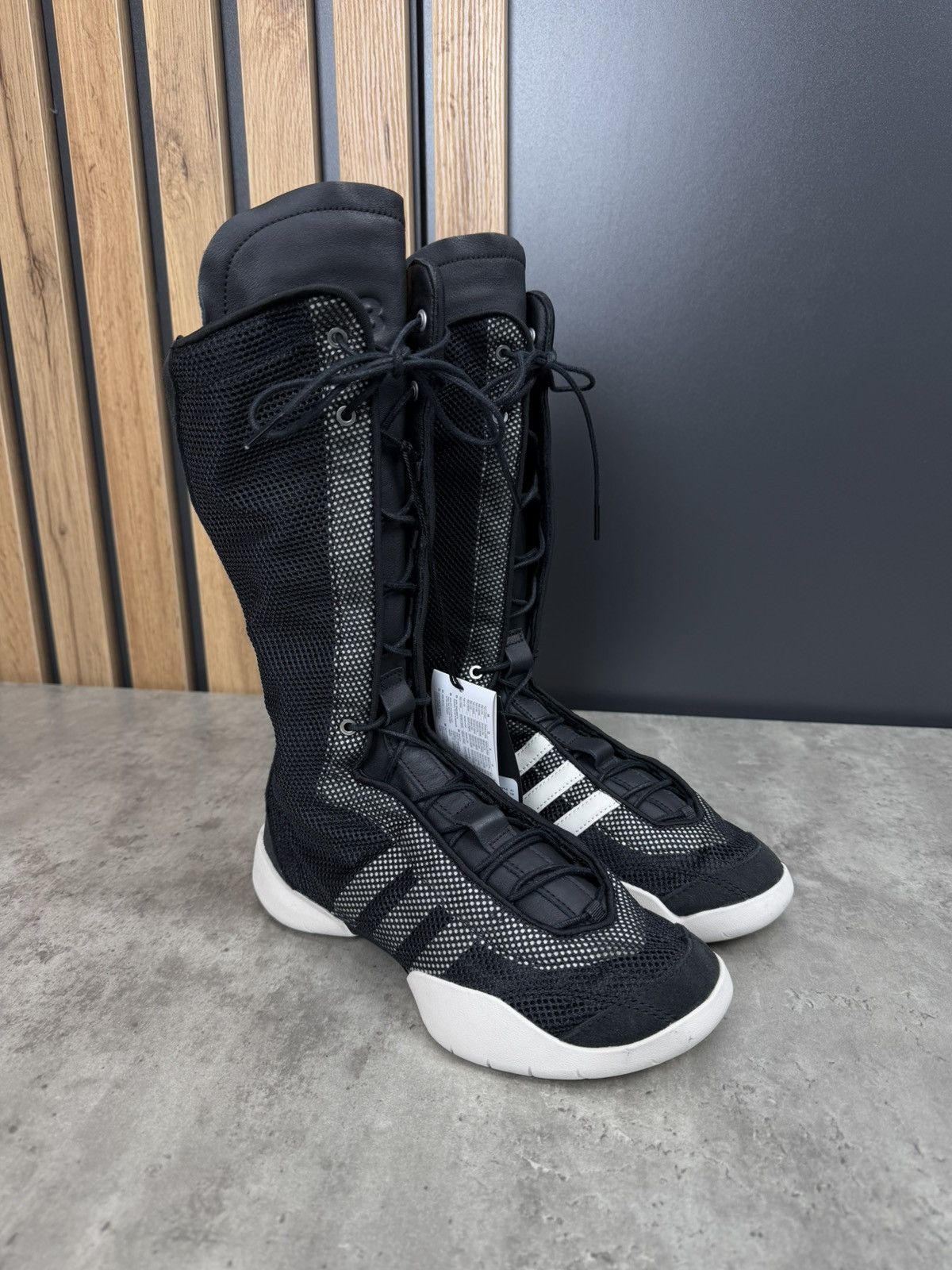 Adidas Adidas Y-3 Regu Boot Black/Talc Size 37 1/3 Size US 6.5 / IT 36.5 - 7 Thumbnail