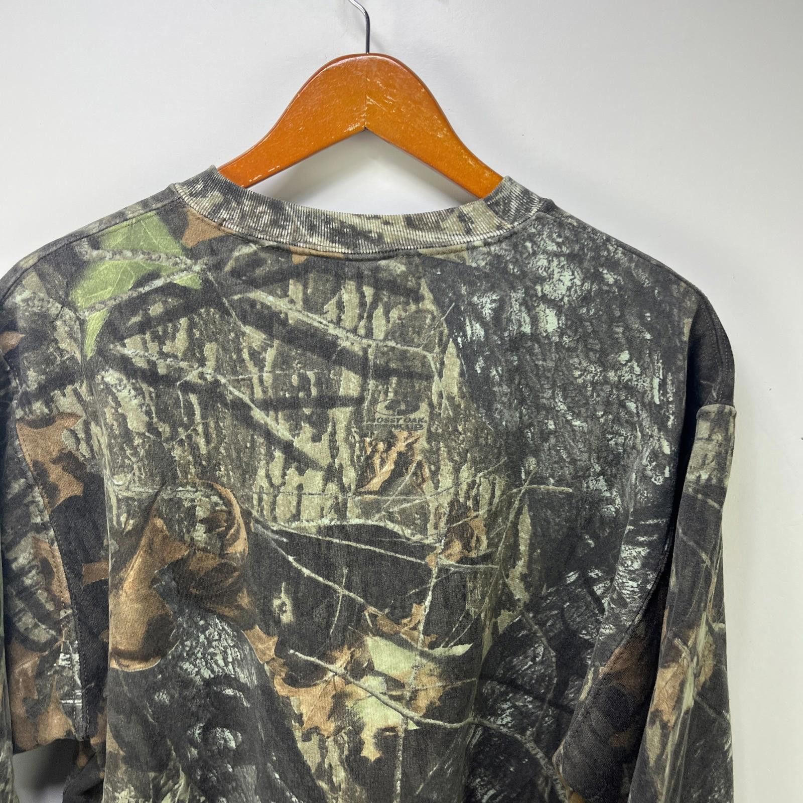 Jerzees Vintage 90s Mossy Oak Tree Camo Sweatshirt Jerzees Large Size US L / EU 52-54 / 3 - 11 Thumbnail