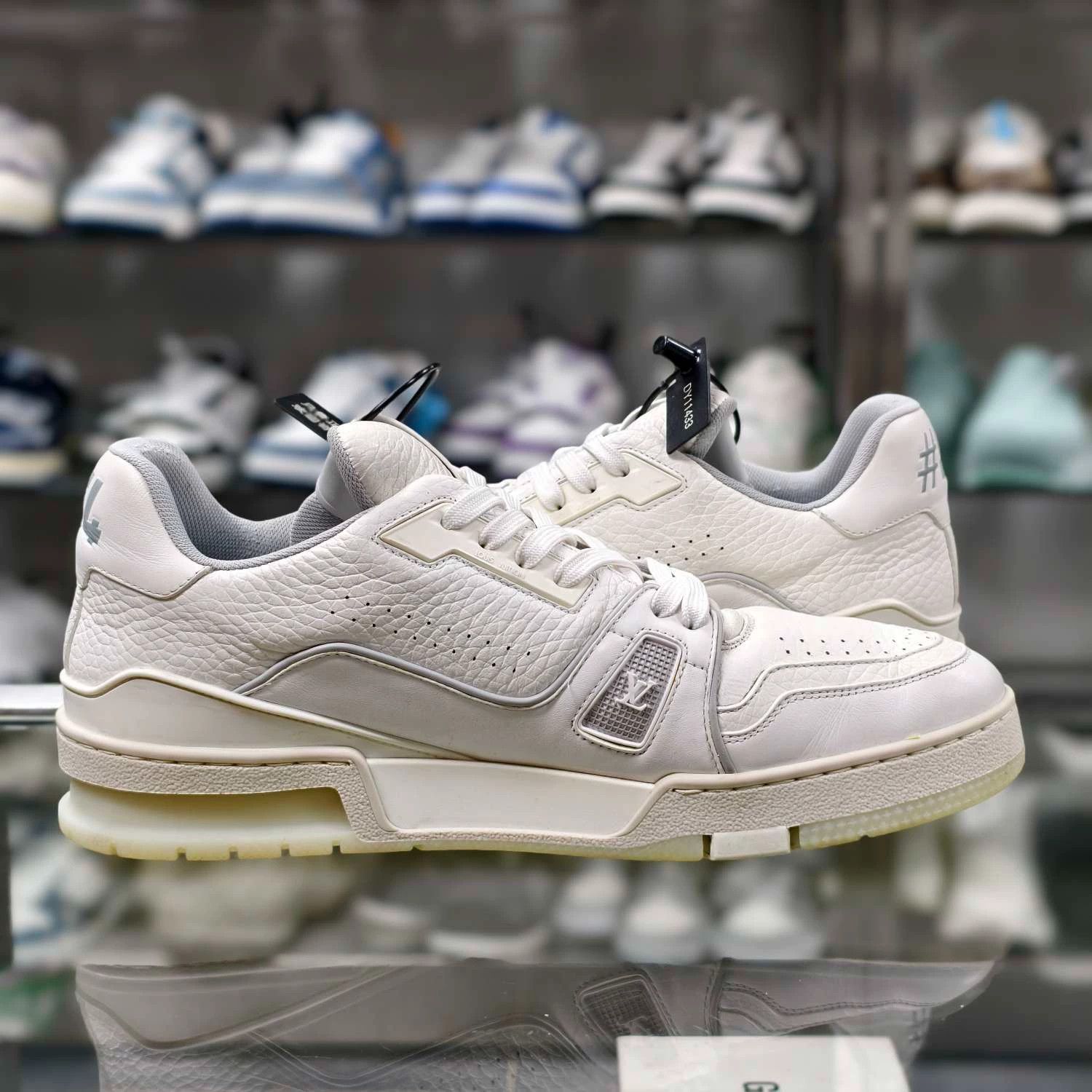 Louis Vuitton louin vuitton lv trainer white cement sneakers Size US 8.5 / EU 41-42 - 8 Thumbnail
