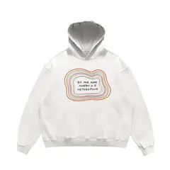 Designer Hip Hop Street Skull Letter Casual Hooded Sweatshirt Size US L / EU 52-54 / 3 - 7 Thumbnail