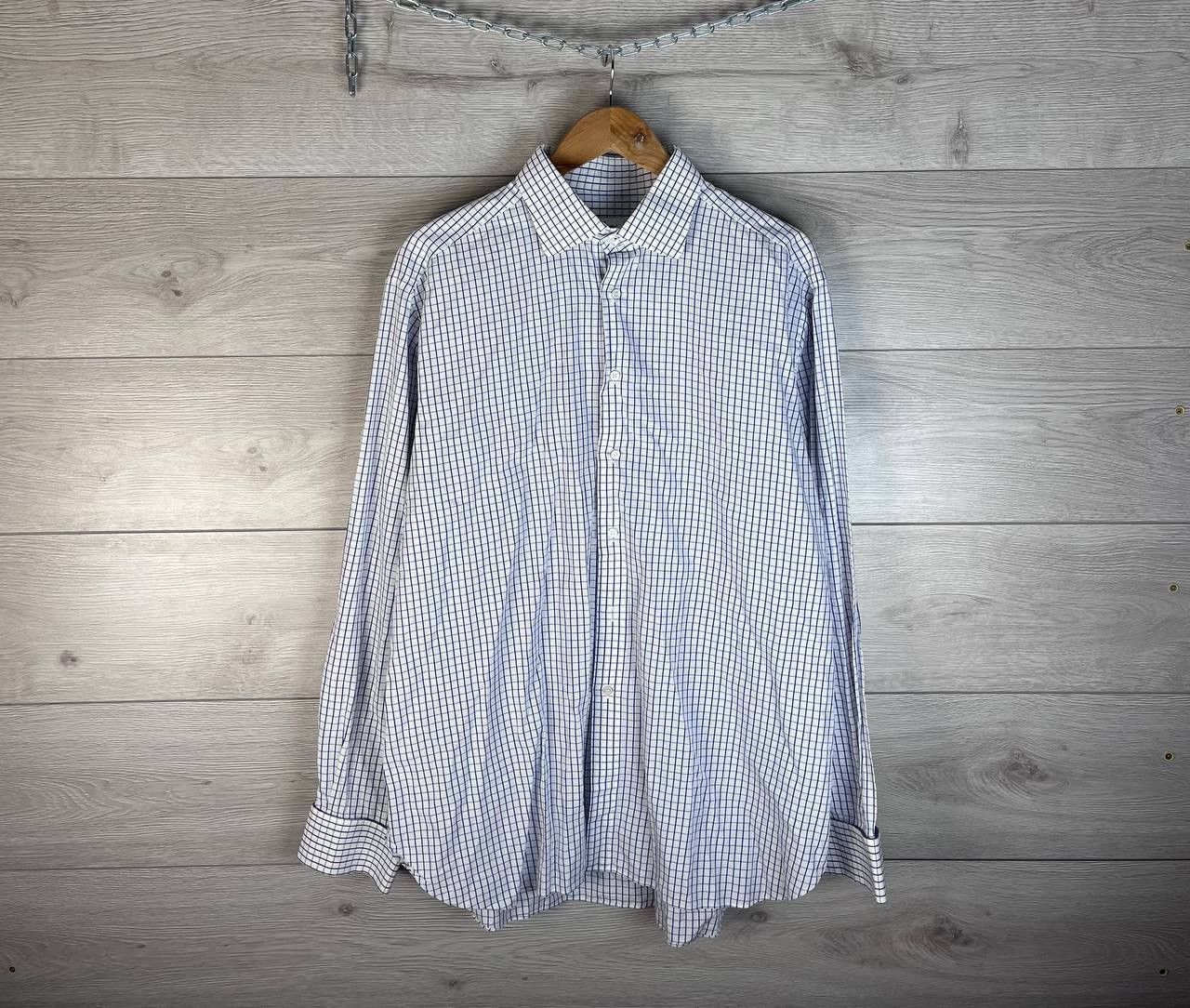 Other Men’s Button-down shirt Brioni made in Italy cotton Size US L / EU 52-54 / 3 - 1 Thumbnail