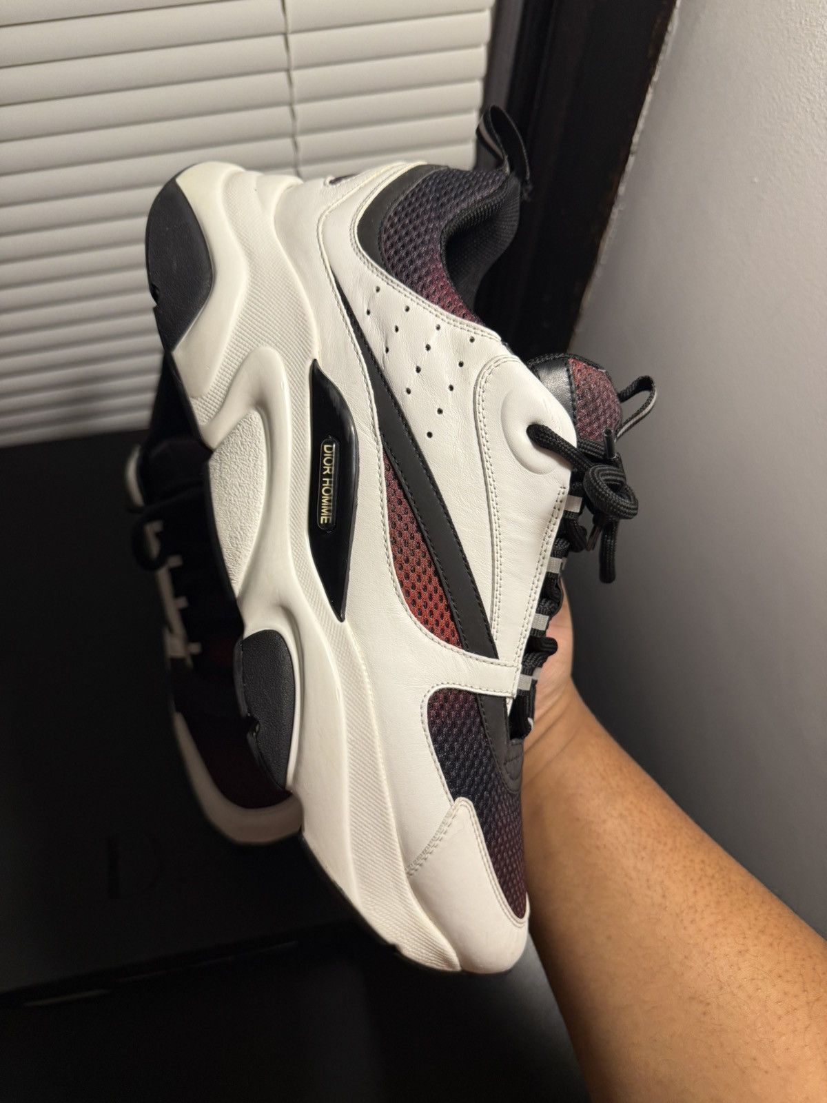 Dior Dior B22 White Red Black Size 44 EU / 11 US Size US 11 / EU 44 - 10 Thumbnail