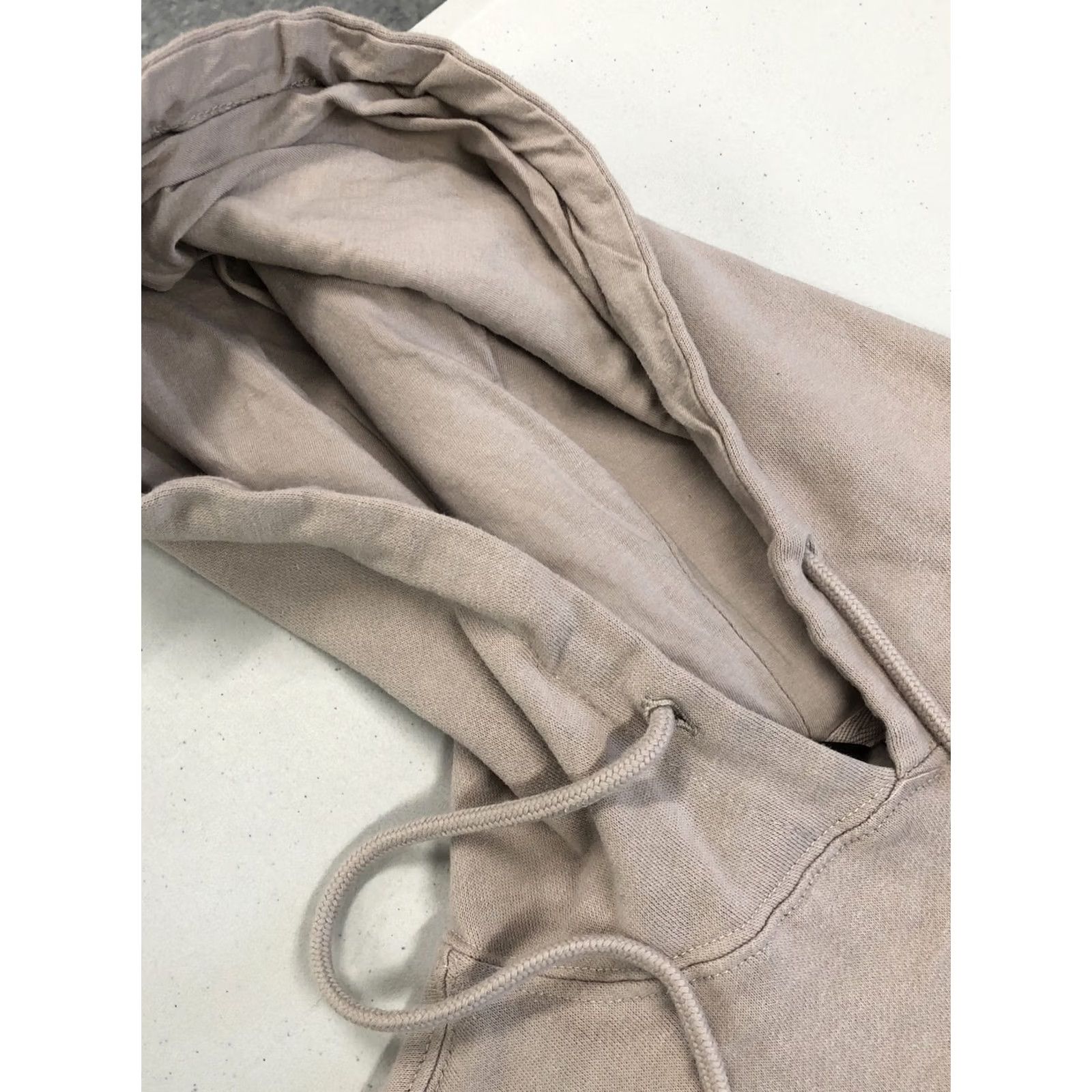 Vintage VINTAGE Basquiat Jean Michael Art Hoodie Small Mens Tan S Art 90s? Size US S / EU 44-46 / 1 - 7 Thumbnail