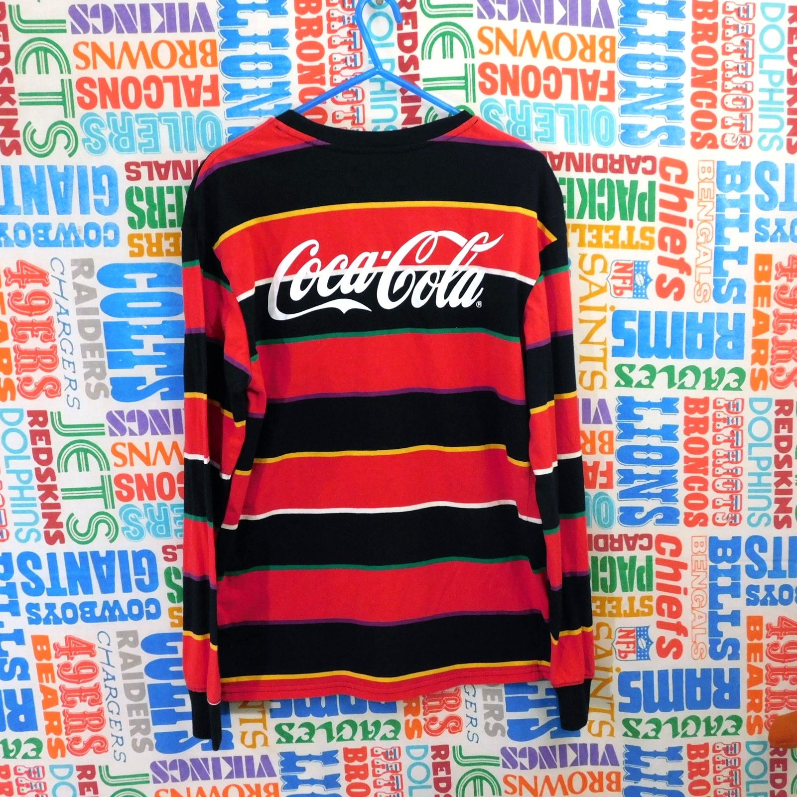 Pacsun Pac Sun Coca Cola Striped Long Sleeve T Shirt Size S Size US S / EU 44-46 / 1 - 2 Thumbnail