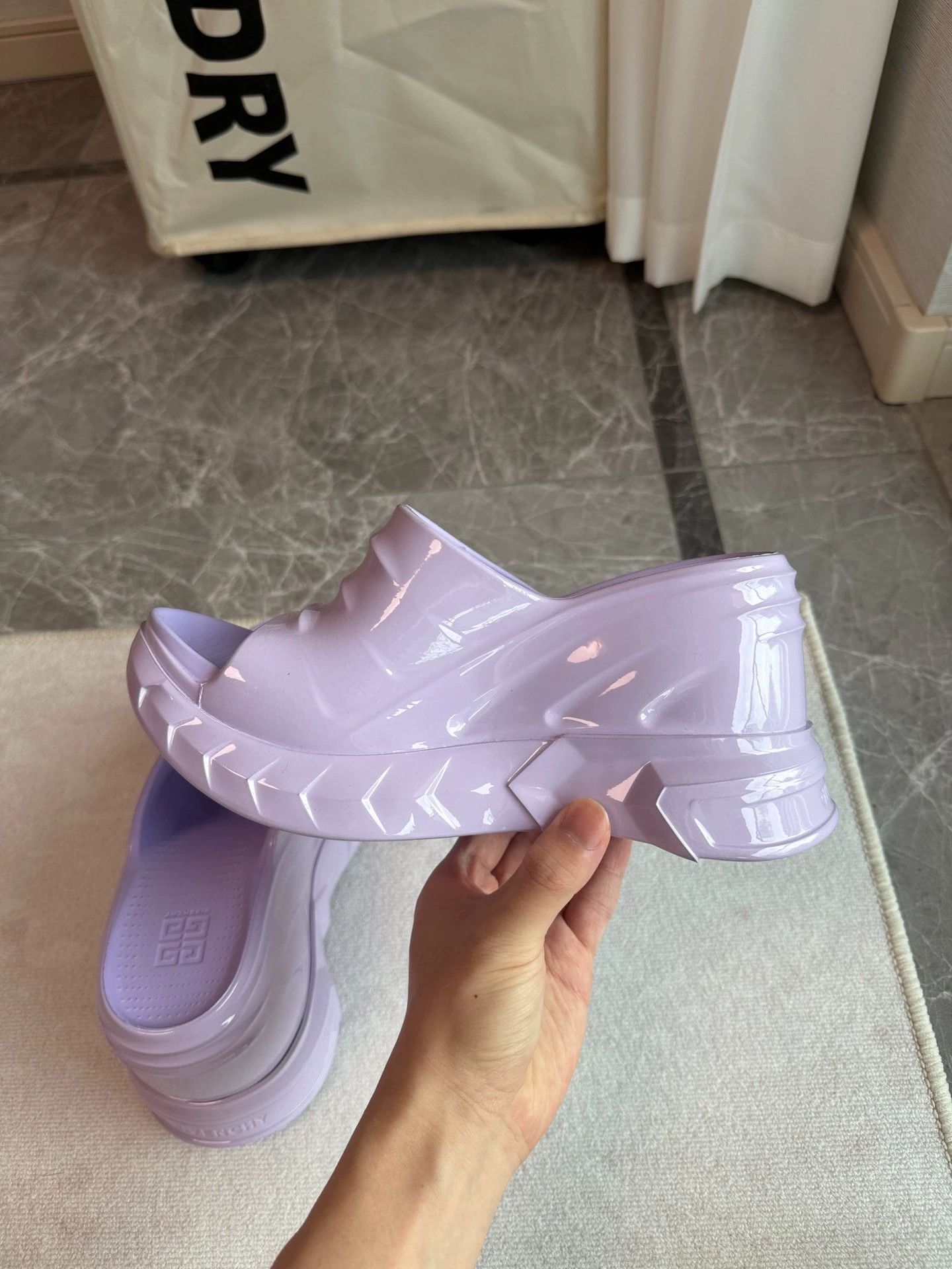 Givenchy Givenchy Marshmallow 10cm lilac mules 35-40 Size US 5.5 / IT 35.5 - 6 Thumbnail