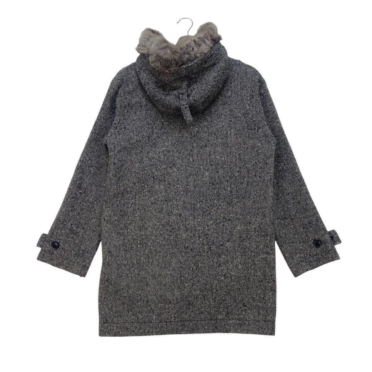 Japanese Brand Working@Manys Rabbit Fur Herringbone Wool Heavy Coat Size US S / EU 44-46 / 1 - 3 Thumbnail