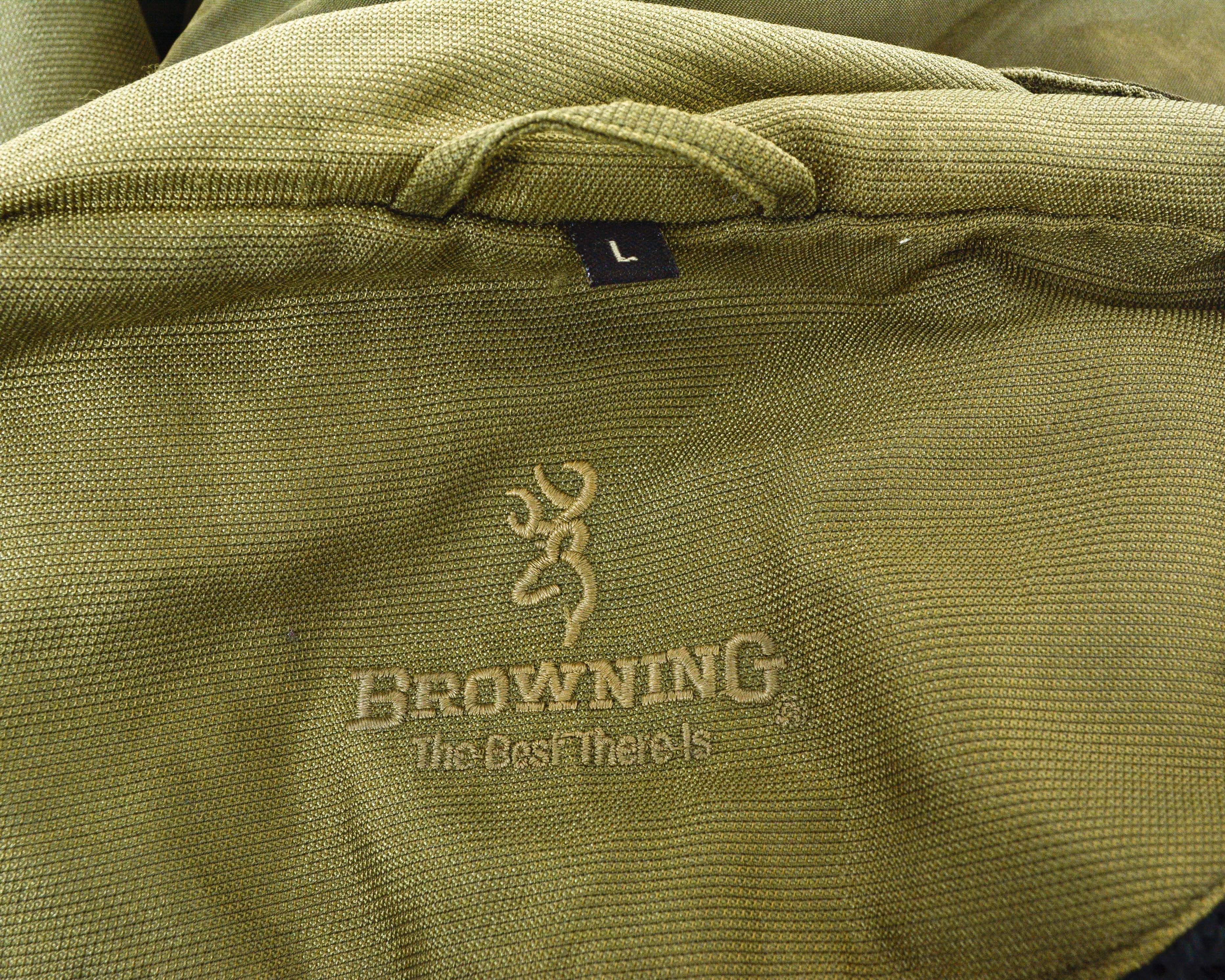 Hunter BROWNING Shooting Hunting Hunter Coat L Hooded Jacket Size US L / EU 52-54 / 3 - 6 Thumbnail