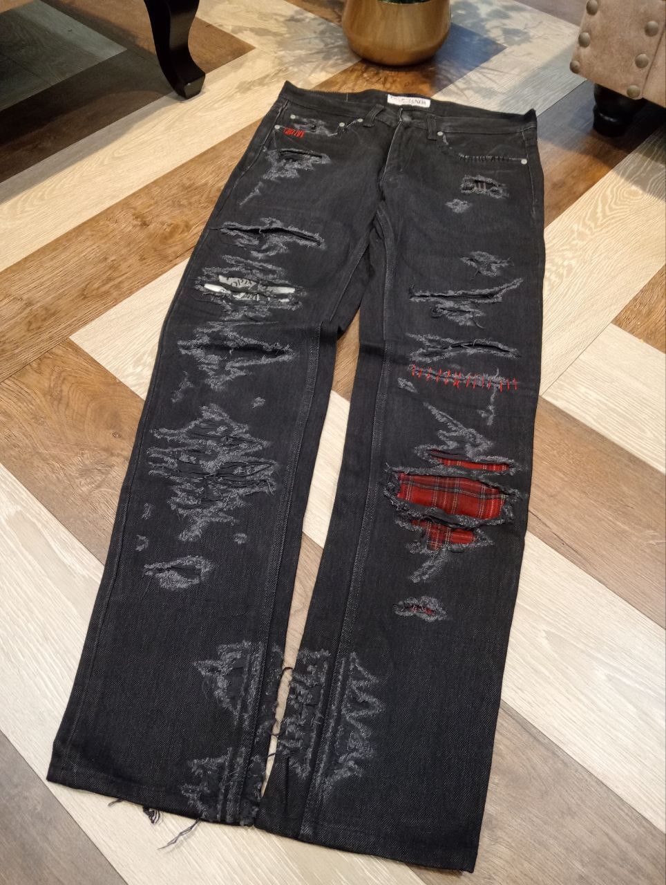 If Six Was Nine PROPAGANDA JOSH ROX JAPAN PUNK SEDITIONARIES JEANS Size US 29 - 3 Thumbnail