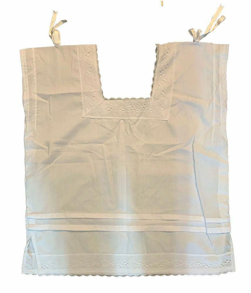 Designer Used White Hand Made Bluse XXL Size XXL / US 16-18 / IT 52-54 - 3 Thumbnail