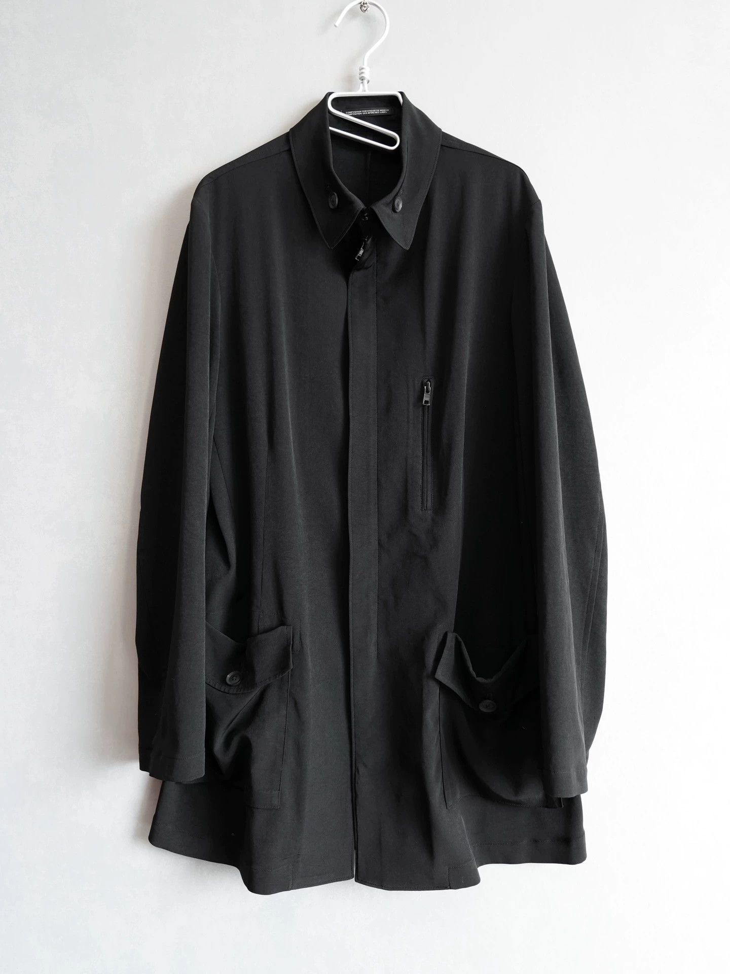 Yohji Yamamoto Yohji Yamamoto 20SS Triacetate Multi-Pocket Zip Jkt Size US M / EU 48-50 / 2 - 1 Thumbnail
