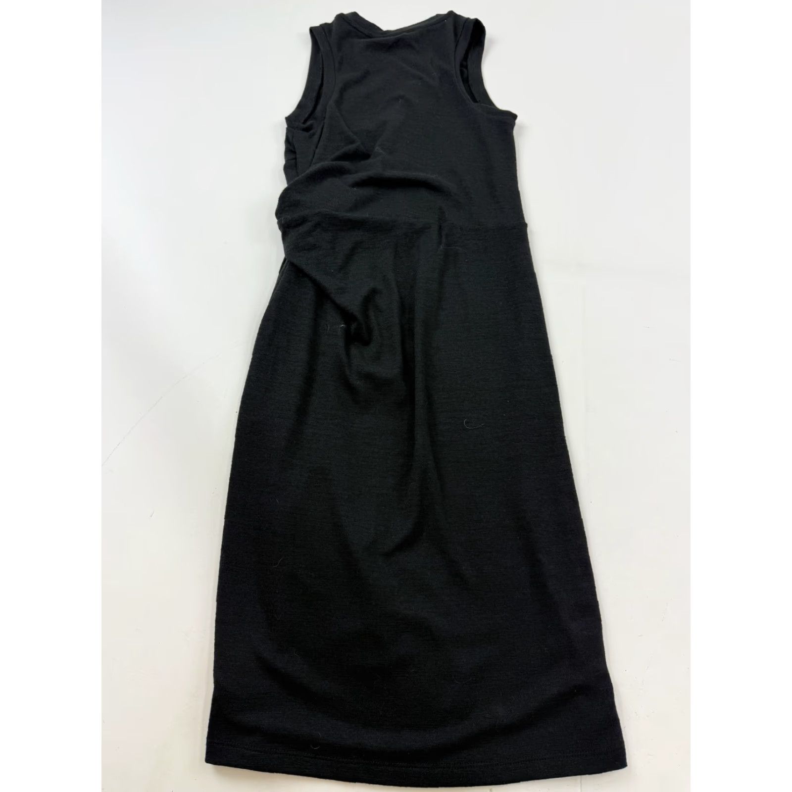 Gap GAP Dress Womens PXS Black Sleeveless Tank Dress Sheath Knit Short Jersey Tie Waist Crew Neck Belted Casual SS/Spring Summer Womens PXS Petite Size XS / US 0-2 / IT 36-38 - 6 Thumbnail