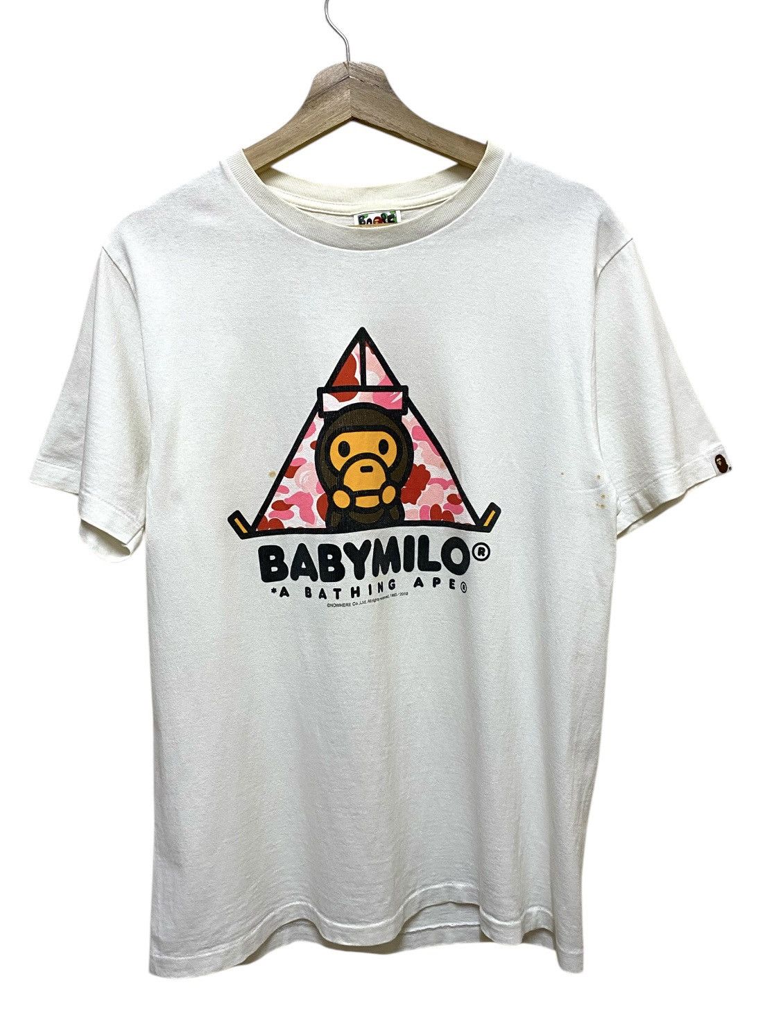 Bape Baby Milo Camping Crewneck Tee Size US M / EU 48-50 / 2 - 1 Thumbnail