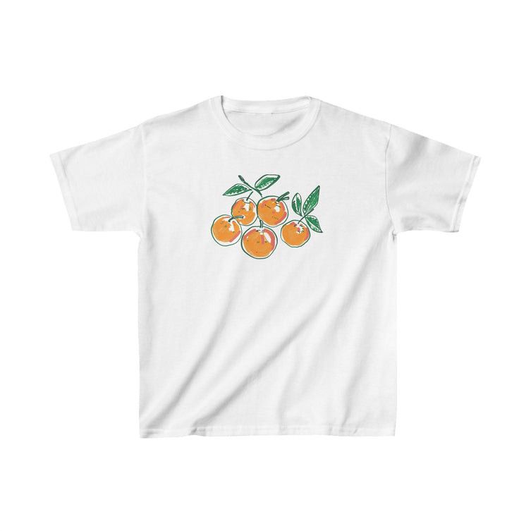 Other Orange Fruit Graphic Baby Tee Cute Citrus Fitted Tee Size M / US 6-8 / IT 42-44 - 1 Thumbnail