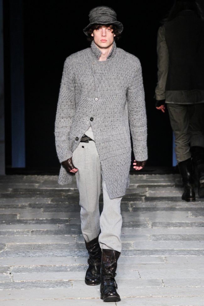 image of John Varvatos Wool & Alpaca Cardigan Sweater Shirt $998 in Grey, Men's (Size XL)
