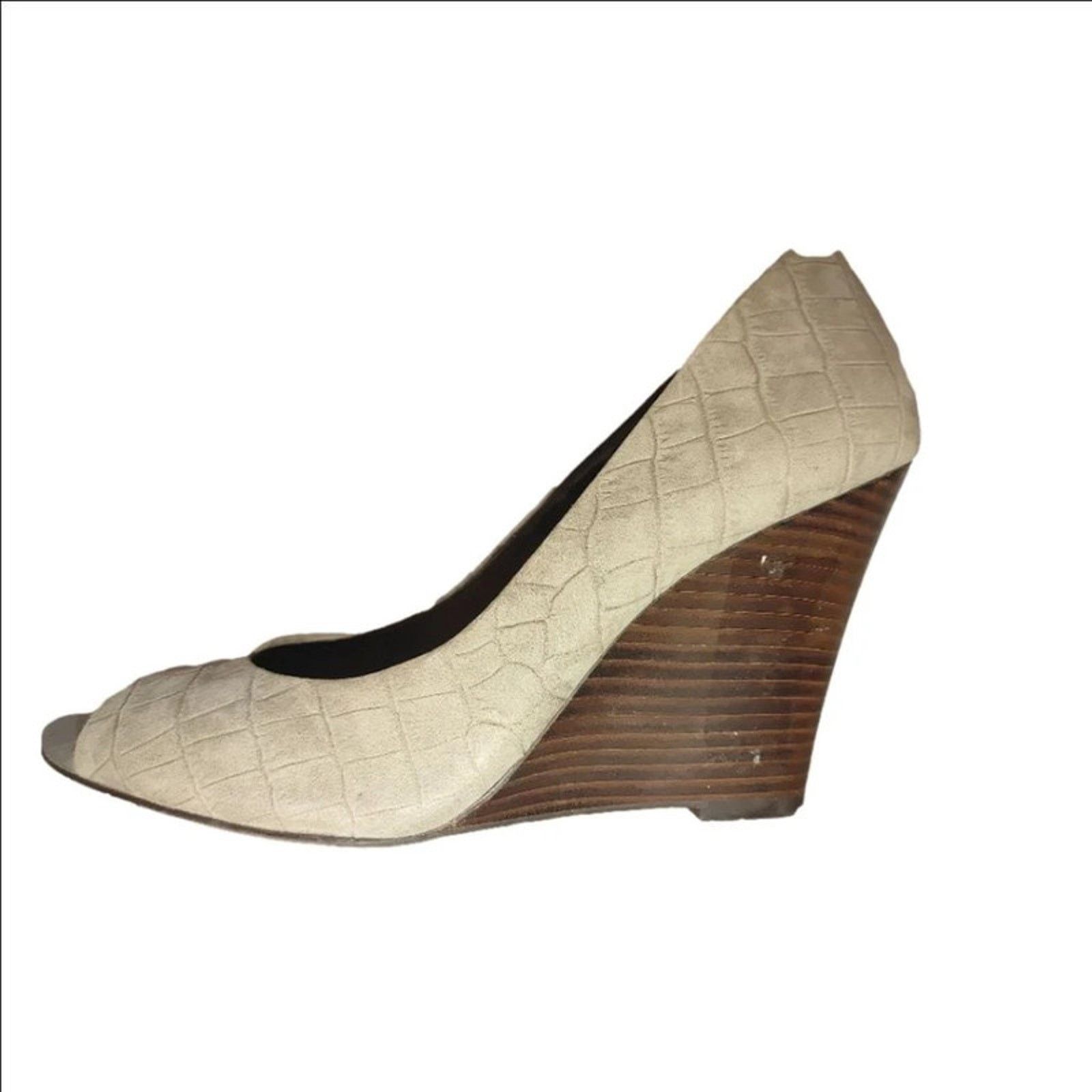 Banana Republic Banana Republic Wedge Leather Heels Size 10 Size US 10 / IT 40 - 1 Thumbnail