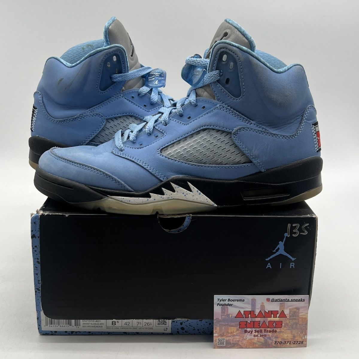 Jordan Brand Air Jordan 5 unc Size US 8.5 / EU 41-42 - 1 Thumbnail
