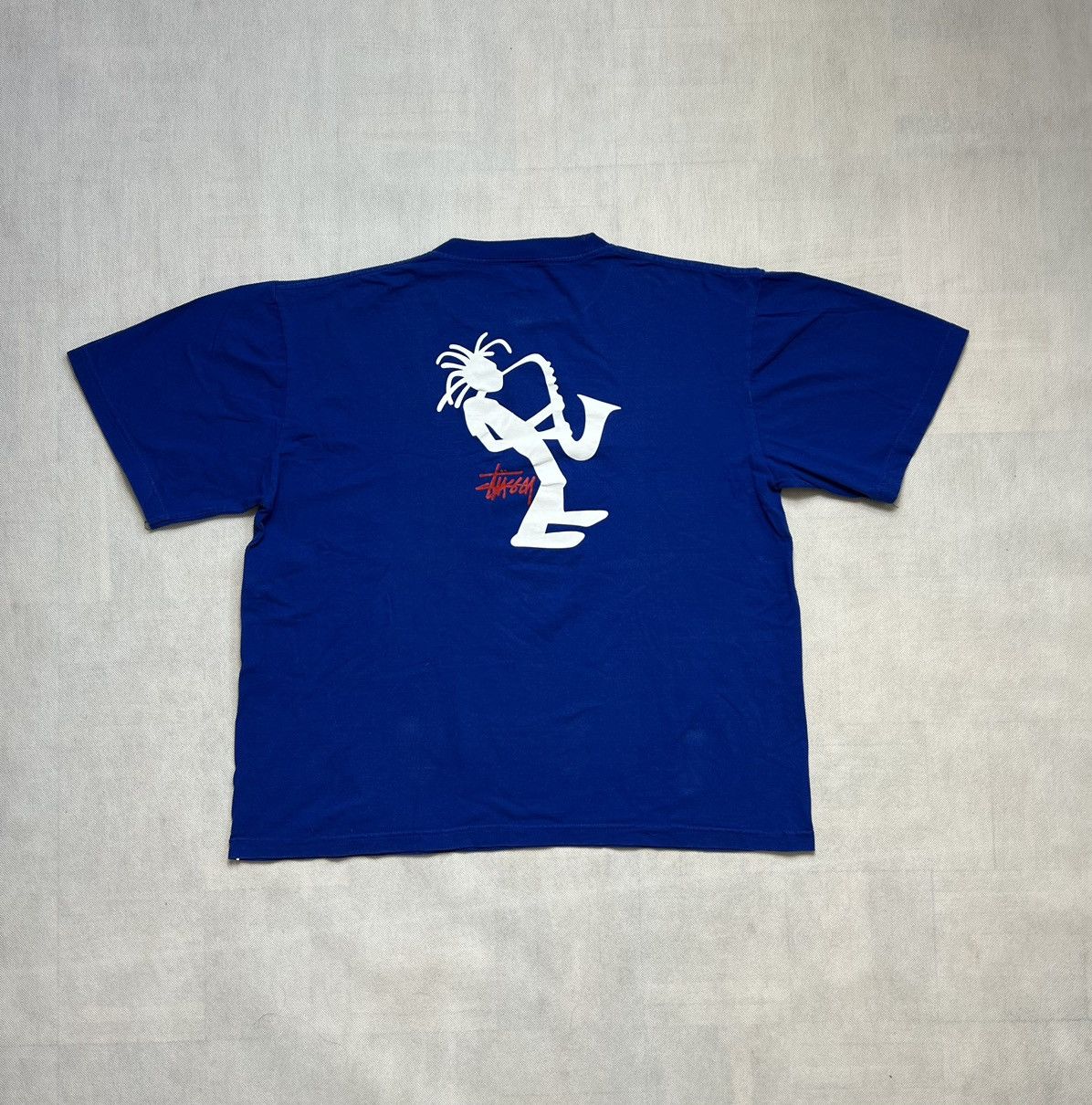 Stussy × Vintage Rare Tshirt Stussy Jazz Vintage 90’s Size US L / EU 52-54 / 3 - 2 Thumbnail