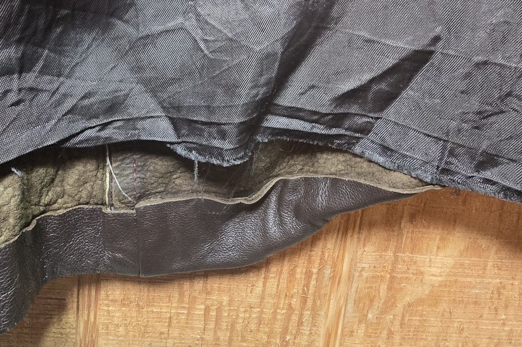 Sears Vintage Sears The Leather Shop Brown Leather Car Coat 44 Size US XL / EU 56 / 4 - 6 Thumbnail