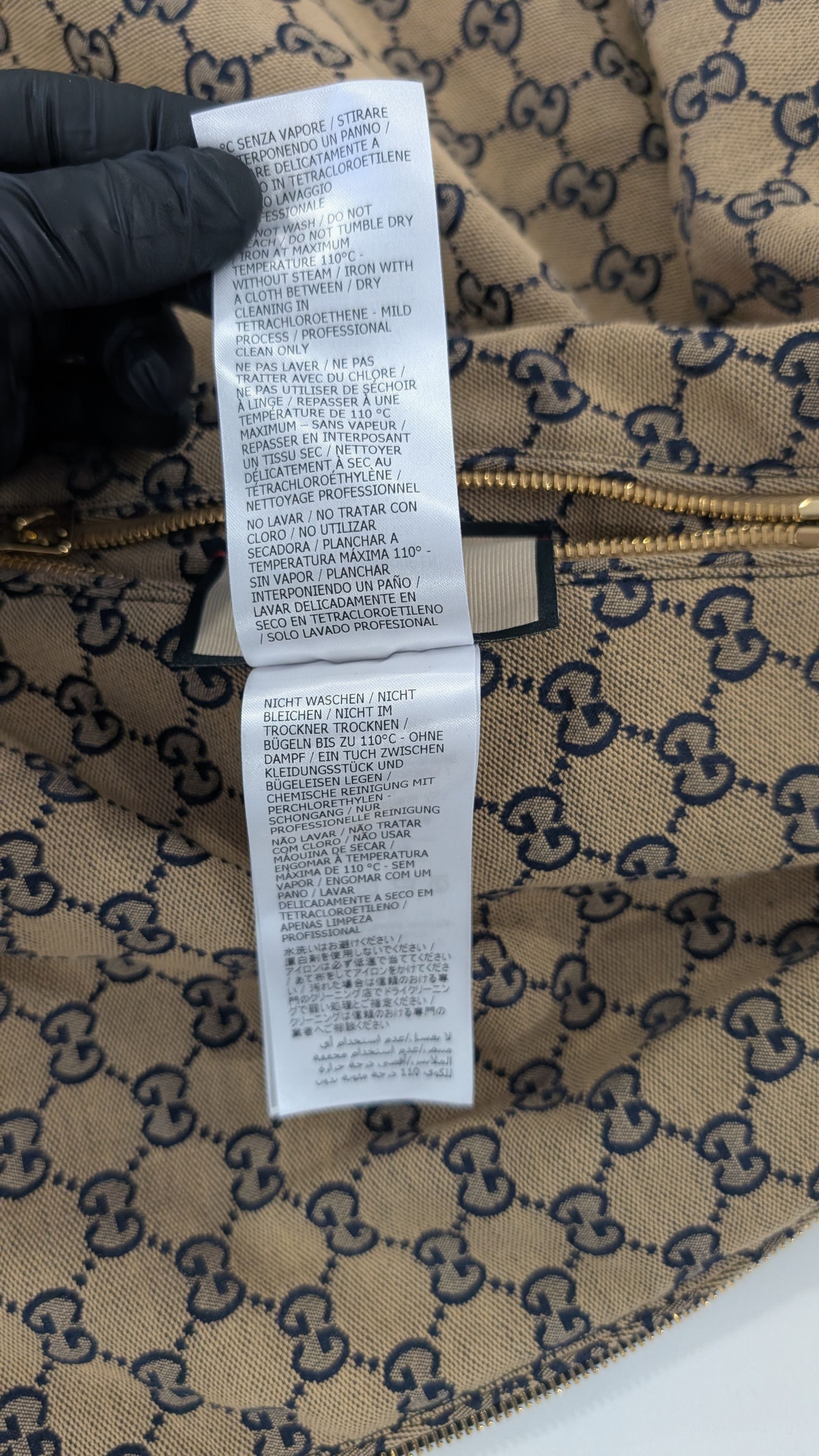 Gucci GUCCI Reversible GG Monogram Jacket Blue Beige Size US S / EU 44-46 / 1 - 18 Thumbnail